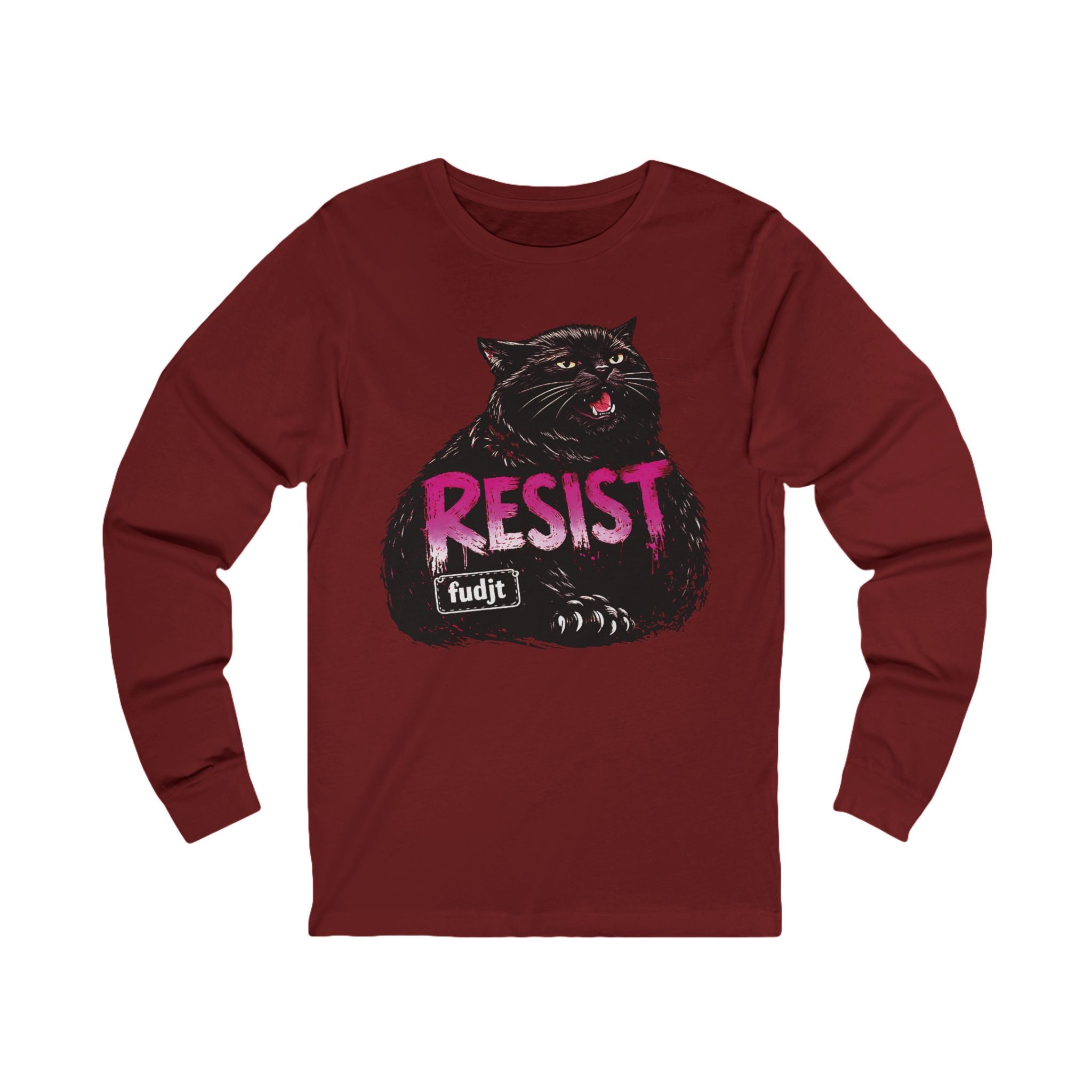 fudjt Resist Long Sleeve Tee | Black Pussycat | 13 Colors