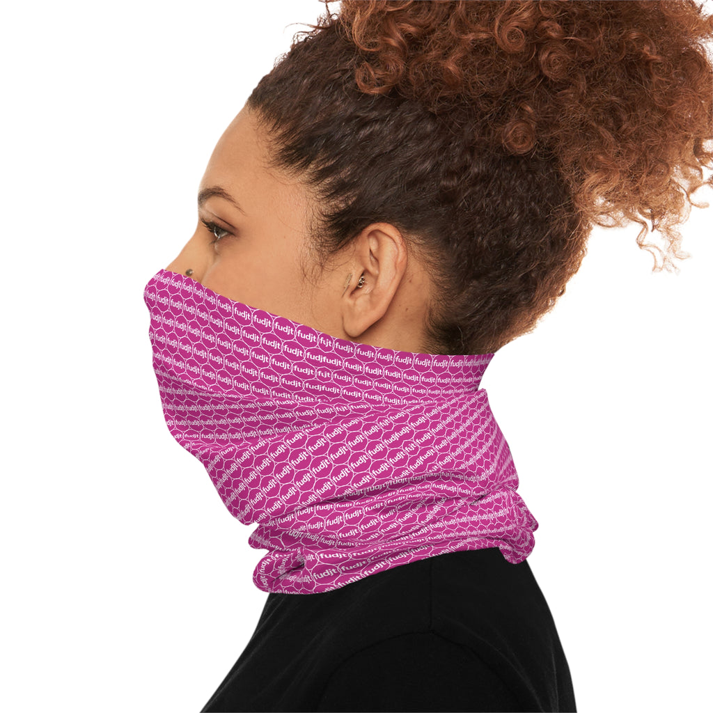 Pink fudjt Unbroken Chain .5 Neck Gaiter