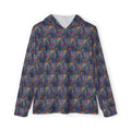 Dark Gray Metallic fudjt Colors All Over Warmup Hoodie 3.5-45