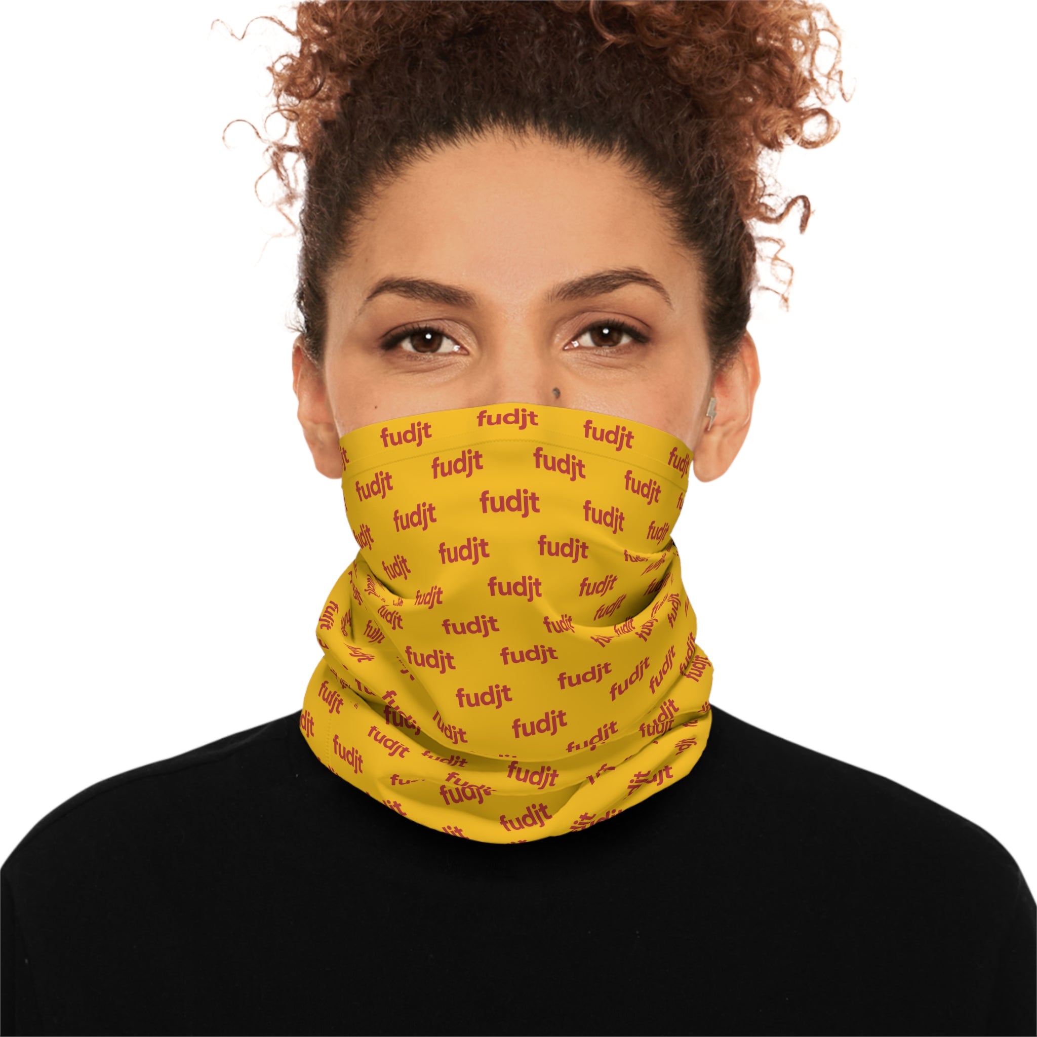 Yellow & Red fudjt Lightweight Neck Gaiter