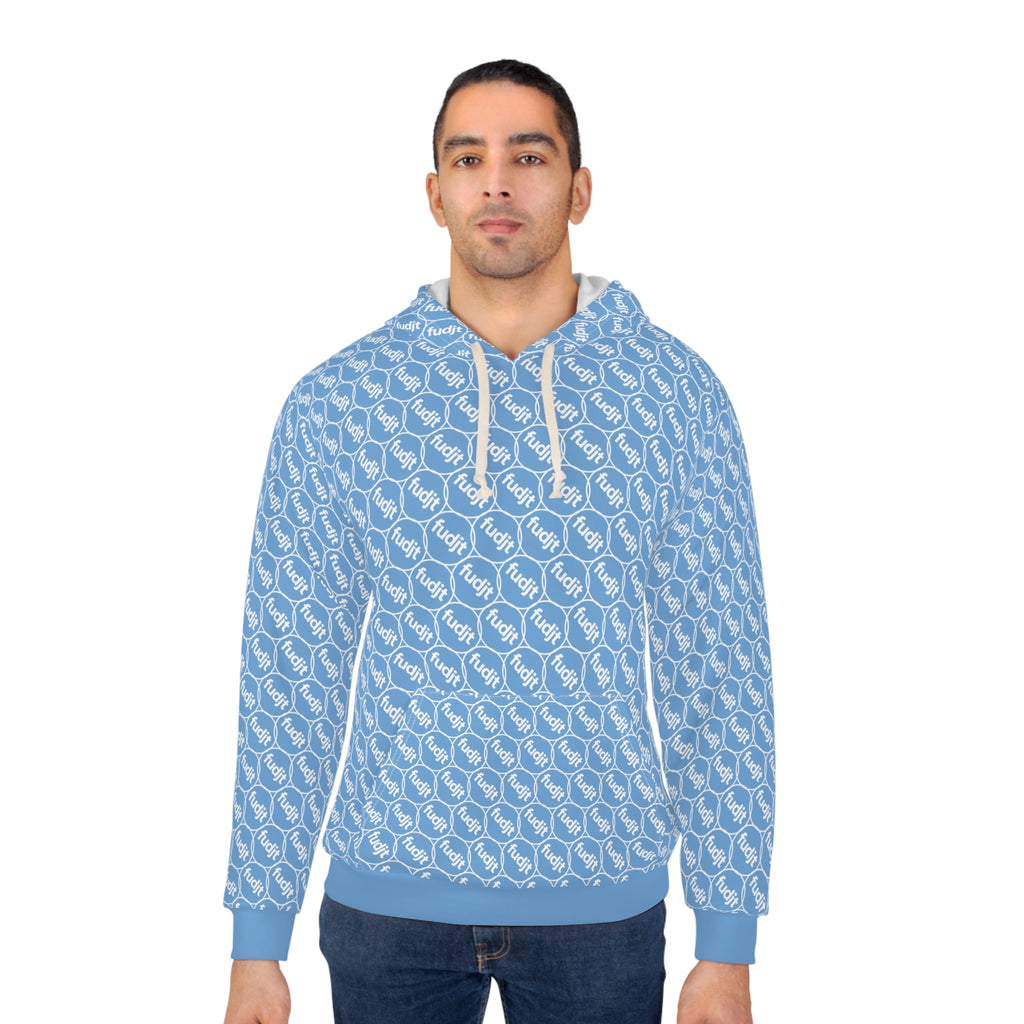 Light Blue fudjt Unbroken Chain Hoodie | All Over 2.5-45