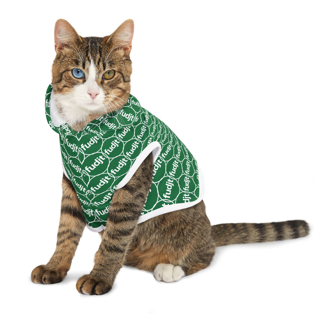 Dark Green fudjt Pet Hoodie | Unbroken Chain 2.5 | 7 Sizes