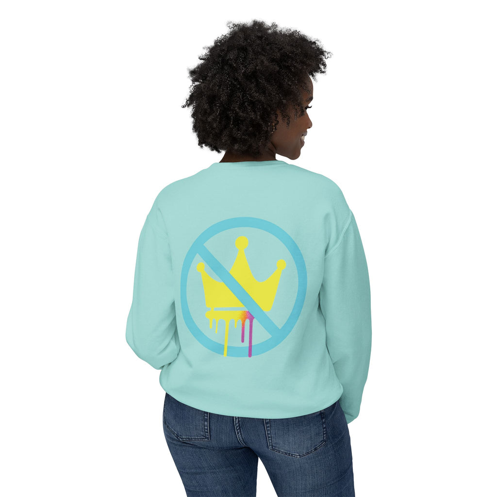 Rebel Loon fudjt Crewneck Sweatshirt – Graphic Loon Design, No Crowns Back | 6 Colors