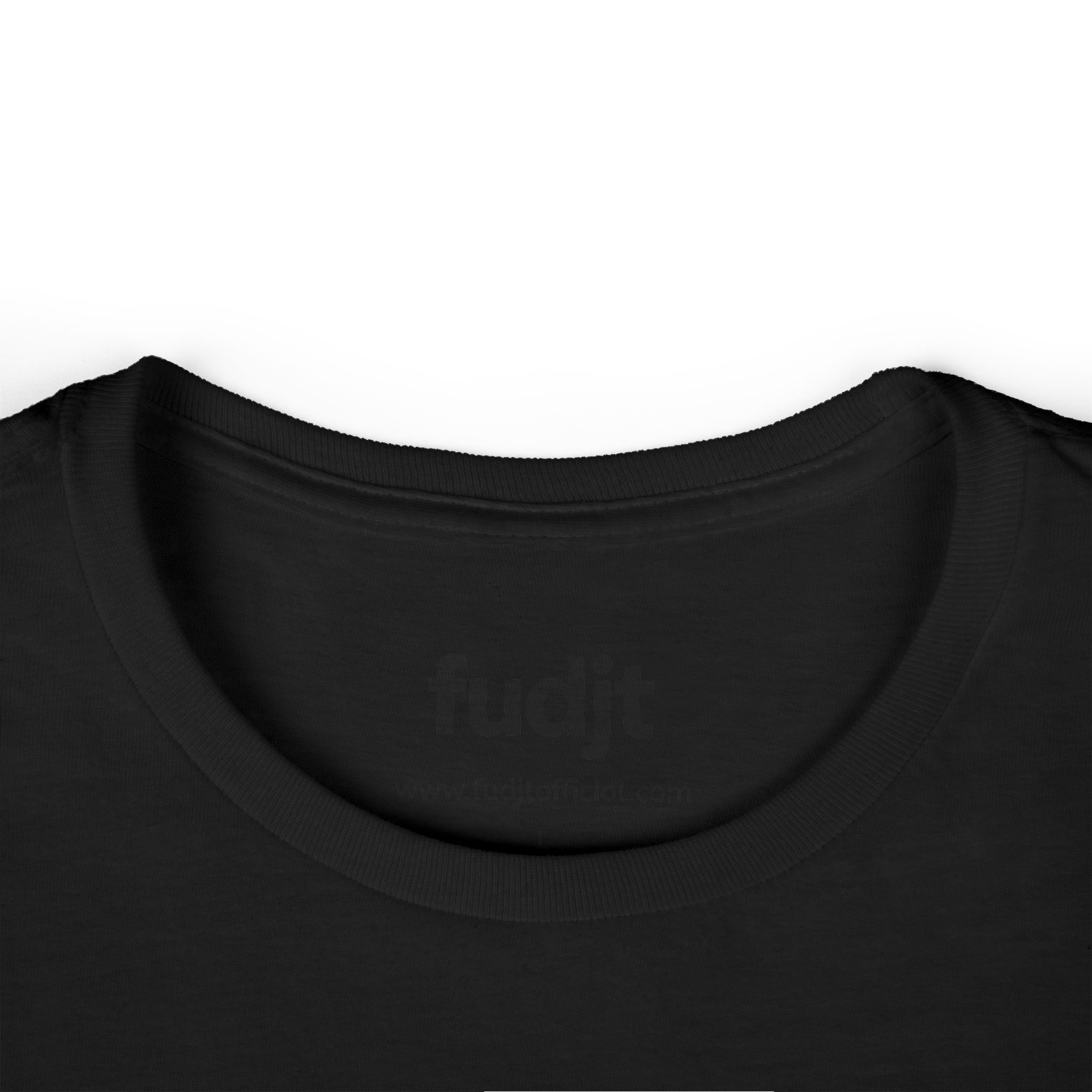 Women's Black fudjt logo Comfy Stylie Tee | 12 Colors
