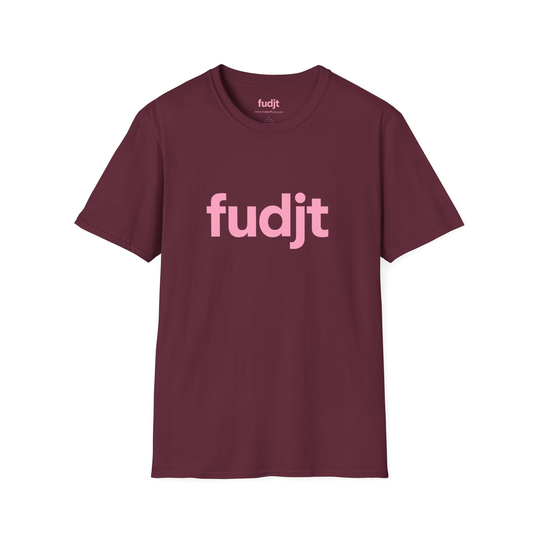 fudjt Everyday Style Pink logo Tee | 15 Colors