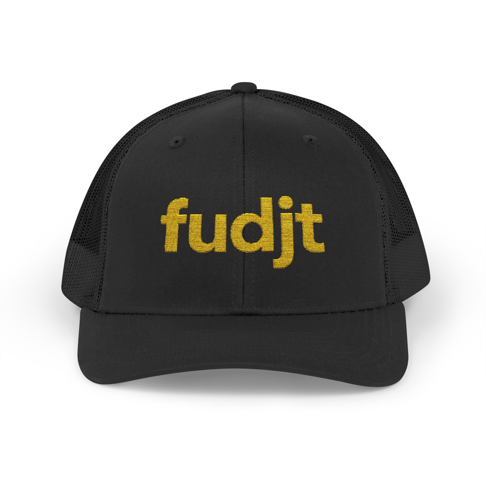 Gold fudjt logo Snapback Trucker Cap | 6 Colors