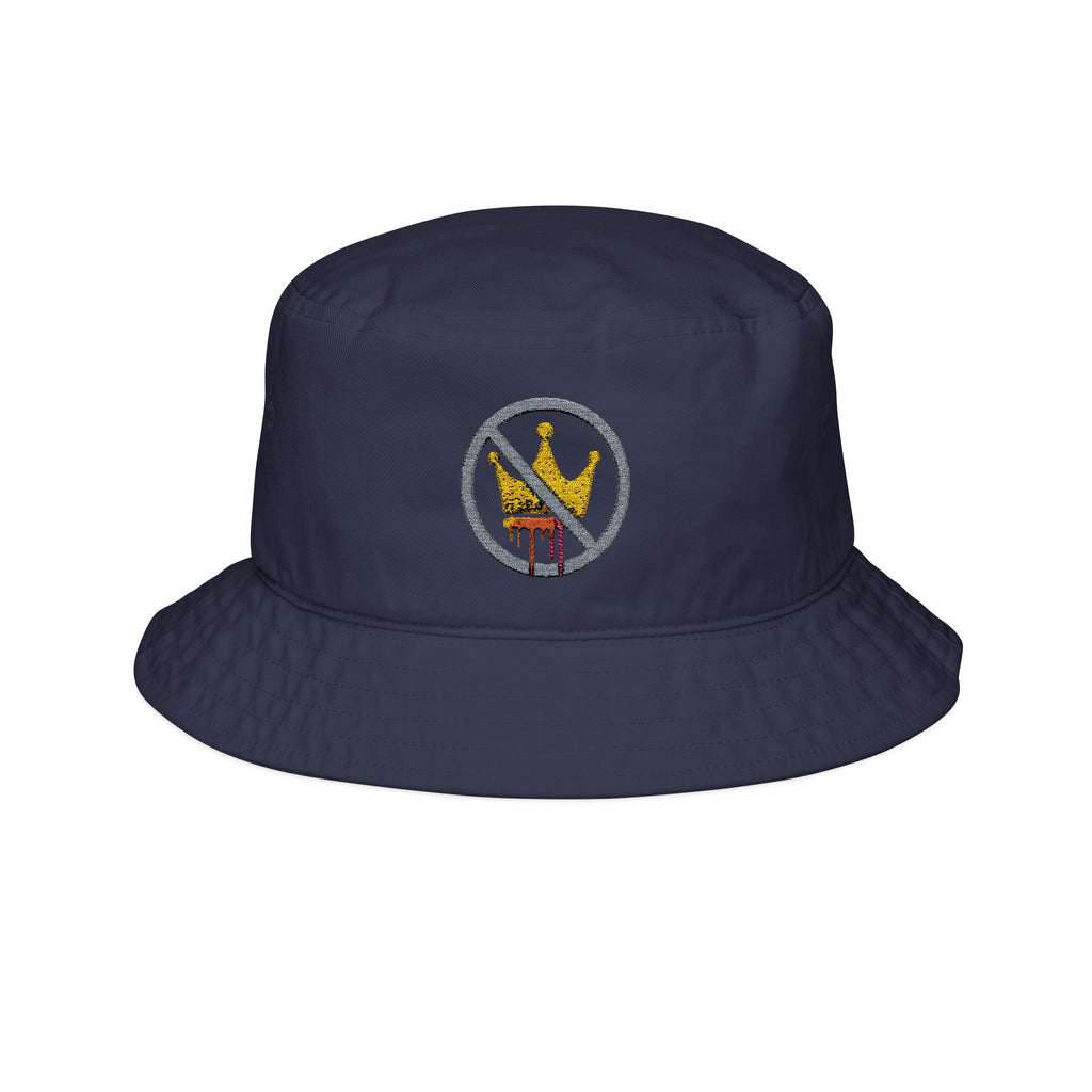 No Kings Embroidered Bucket Hat | 3 Colors