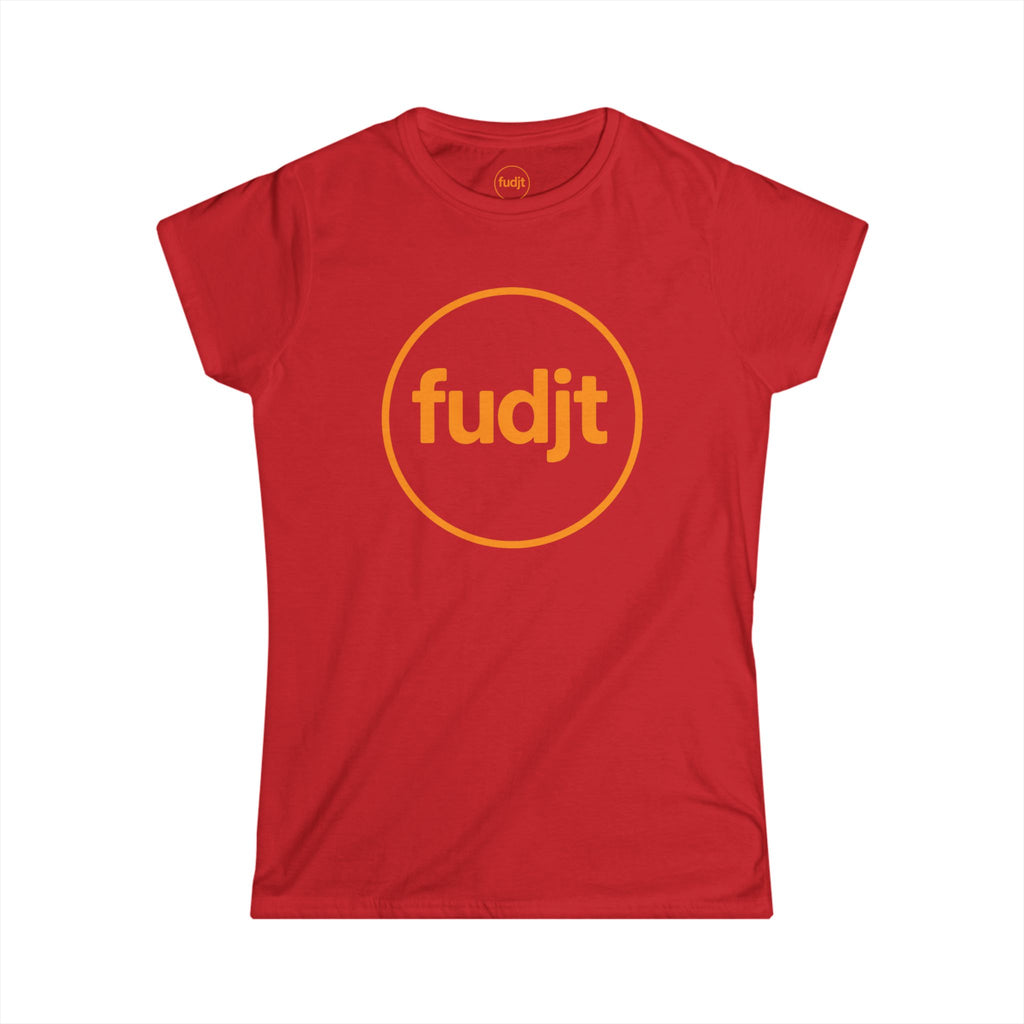Orange fudjt Circle Women's Comfy Stylie Tee | 12 Colors