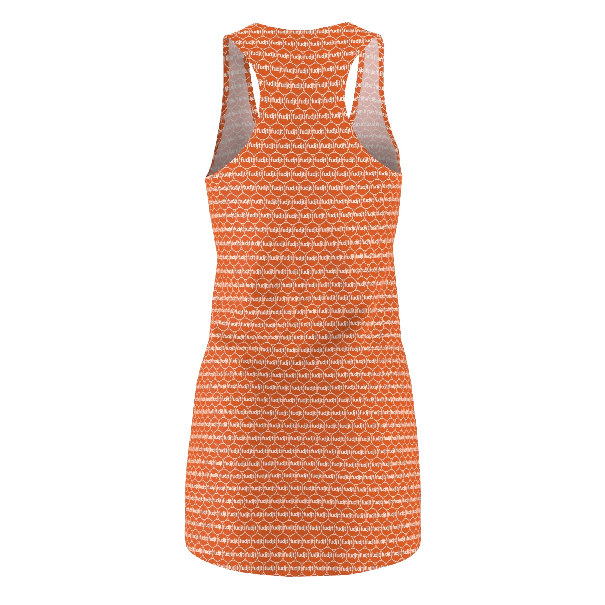 Orange fudjt Unbroken Chain 1.25 Chic Racerback Dress