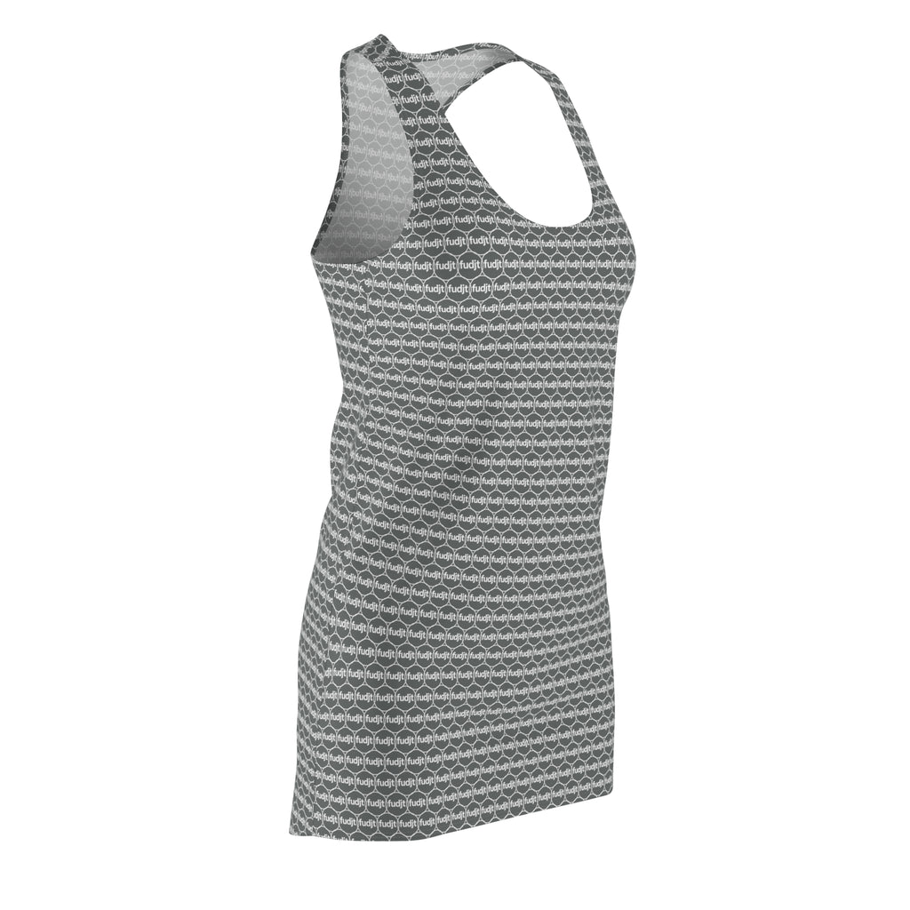 Dark Gray fudjt Unbroken Chain 1.25 Chic Racerback Dress