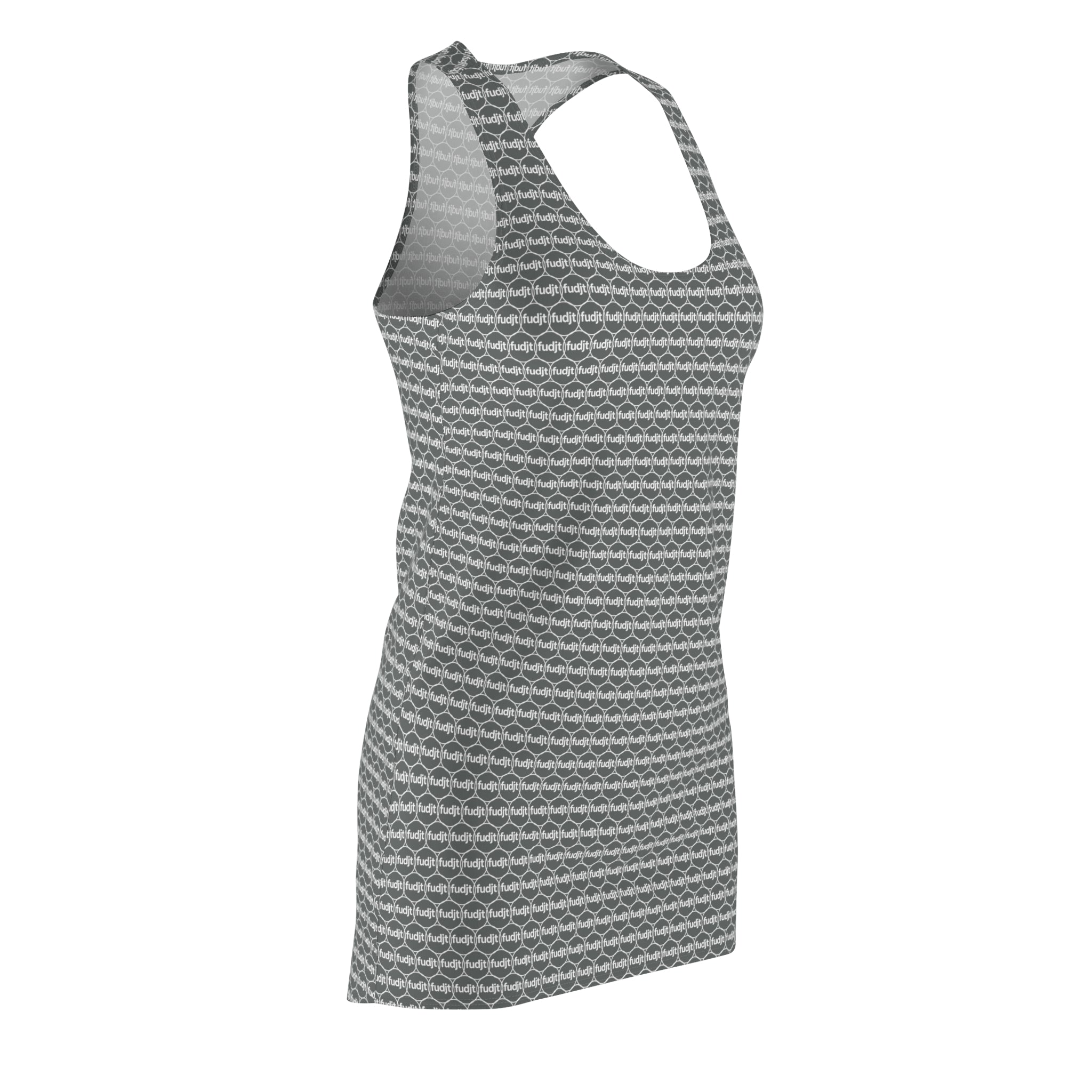 Dark Gray fudjt Unbroken Chain 1.25 Chic Racerback Dress