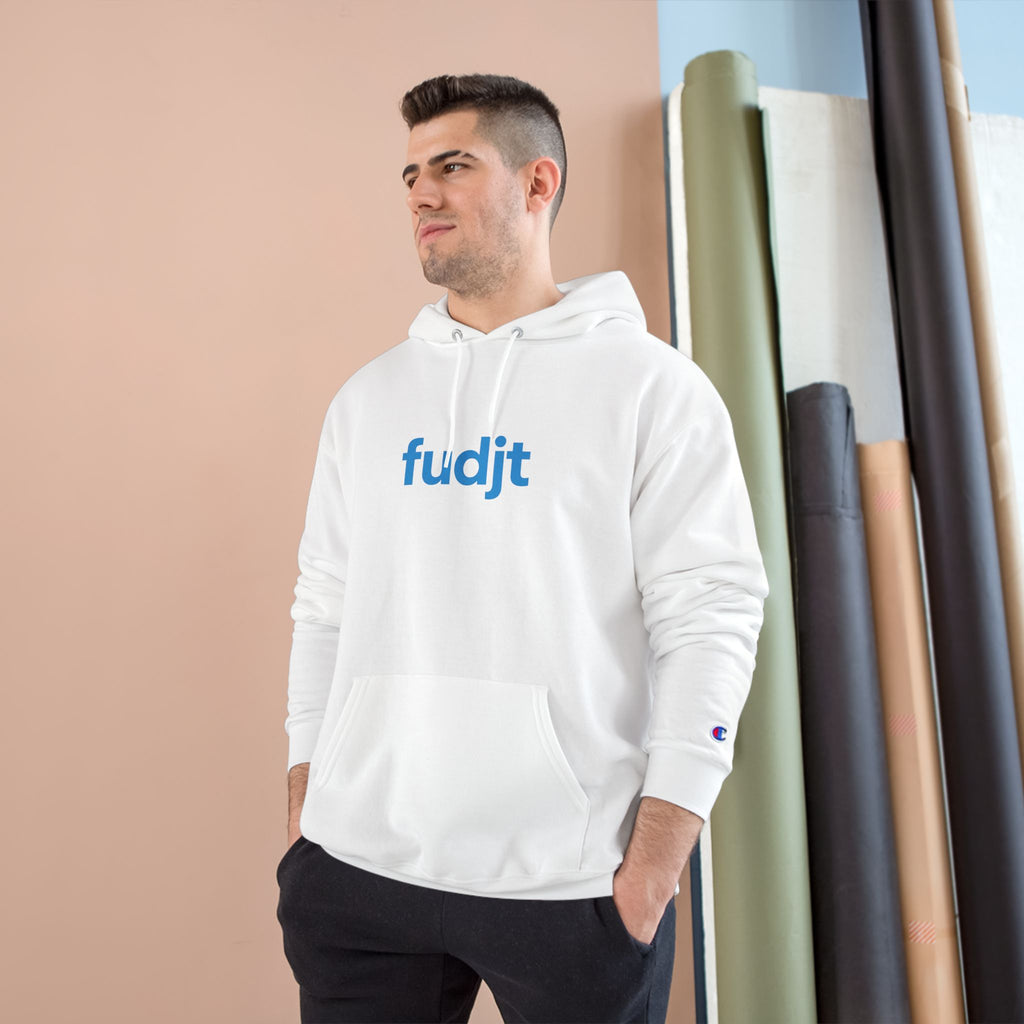 Monster Power Champion Hoodie - Retro Godzilla | fudjt vs. The Machine | Blue fudjt | 7 Colors