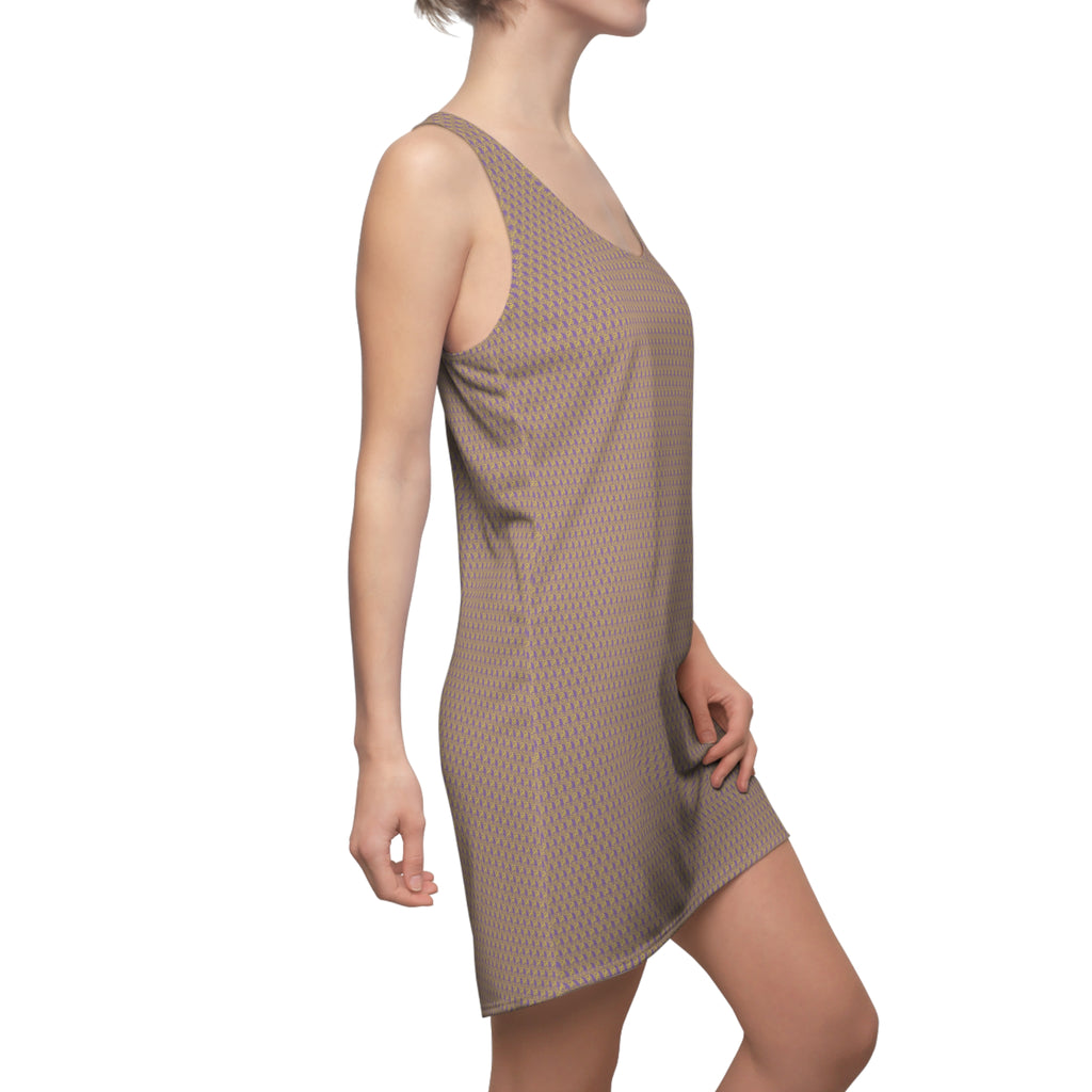 Light Purple Golden fudjt No Kings .5 Chic Racerback Dress
