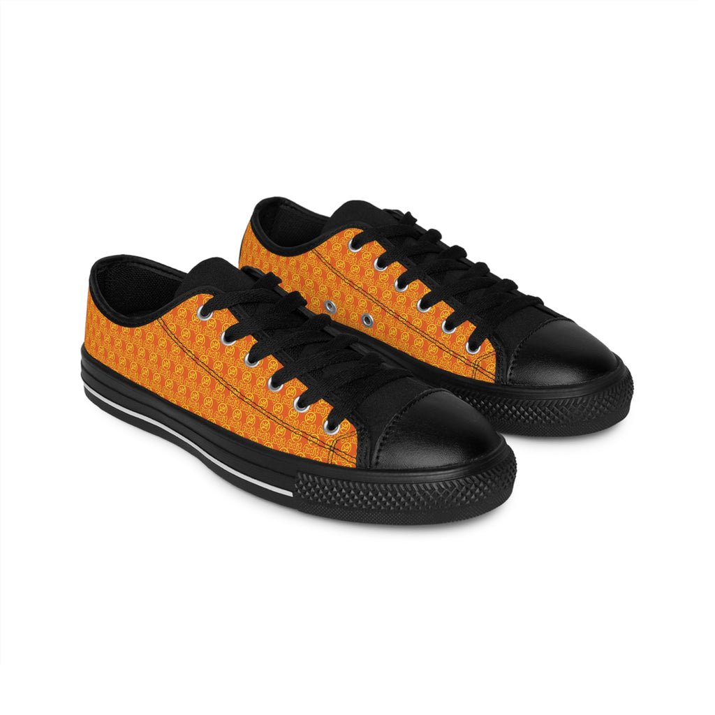 Orange Golden fudjt No Kings Street Style Sneakers | Men & Boys All Over .5 Low Top