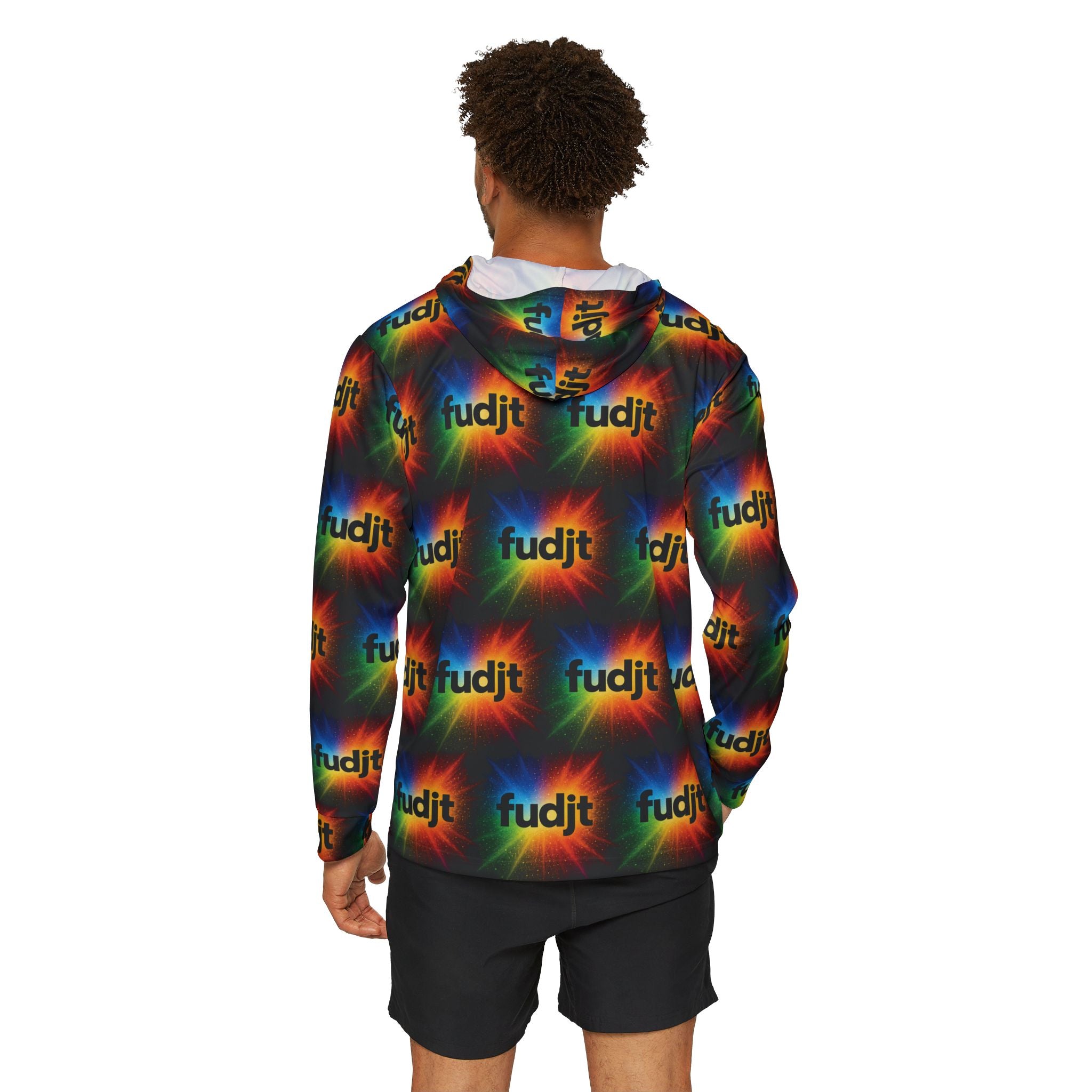 All Over fudjt Burst Of Empowerment Warmup Hoodie | 7 Blackground