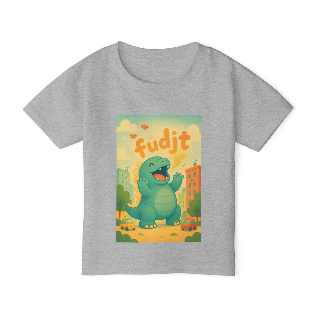 fudjt Toddler Tee with Dino Joy Design | 6 Colors