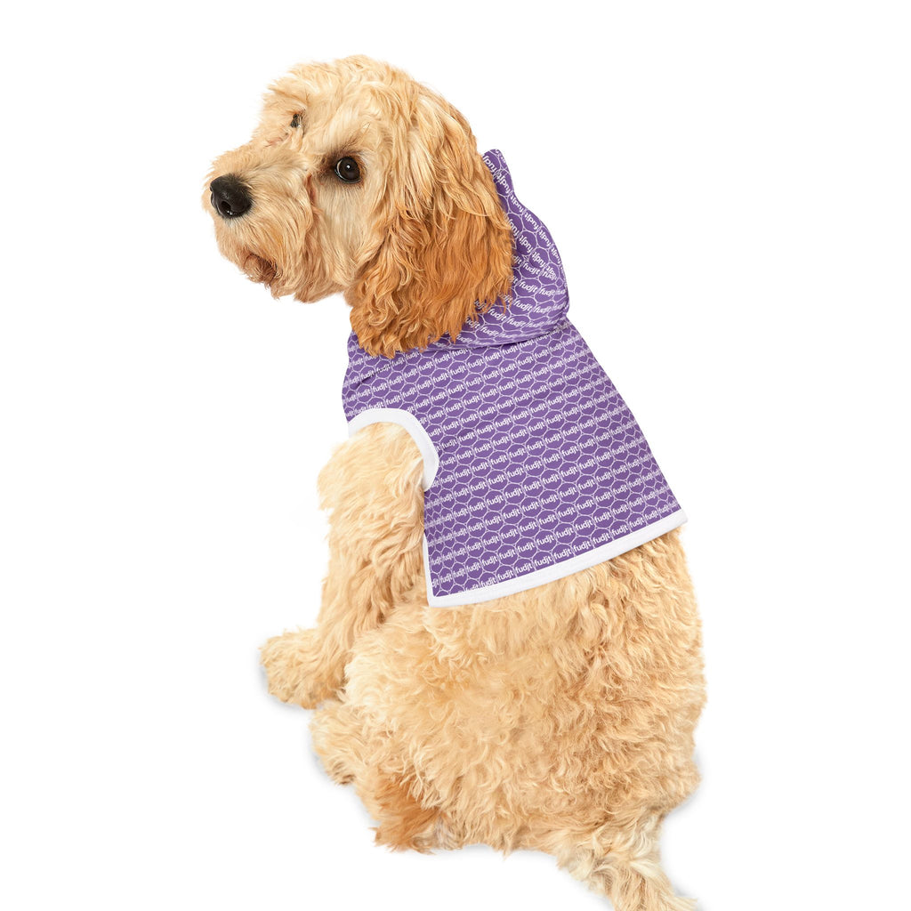 Light Purple fudjt Pet Hoodie | Unbroken Chain 1.25 | 7 Sizes