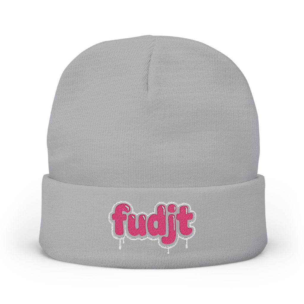 fudjt Knit Beanie | Pink Drip | 5 Colors