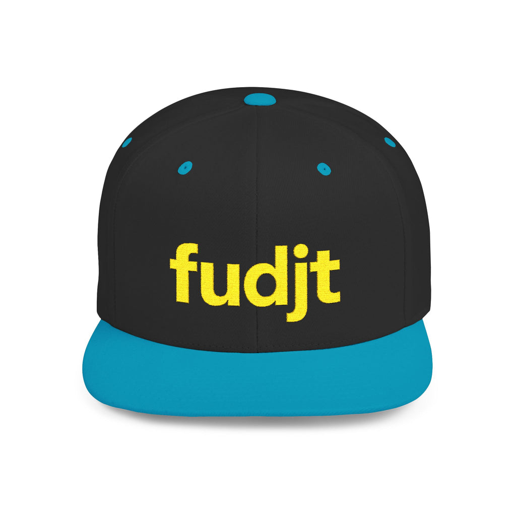 Stylish Flat Bill Snapback Gold fudjt Streetwear Logo Cap | 11 Colors