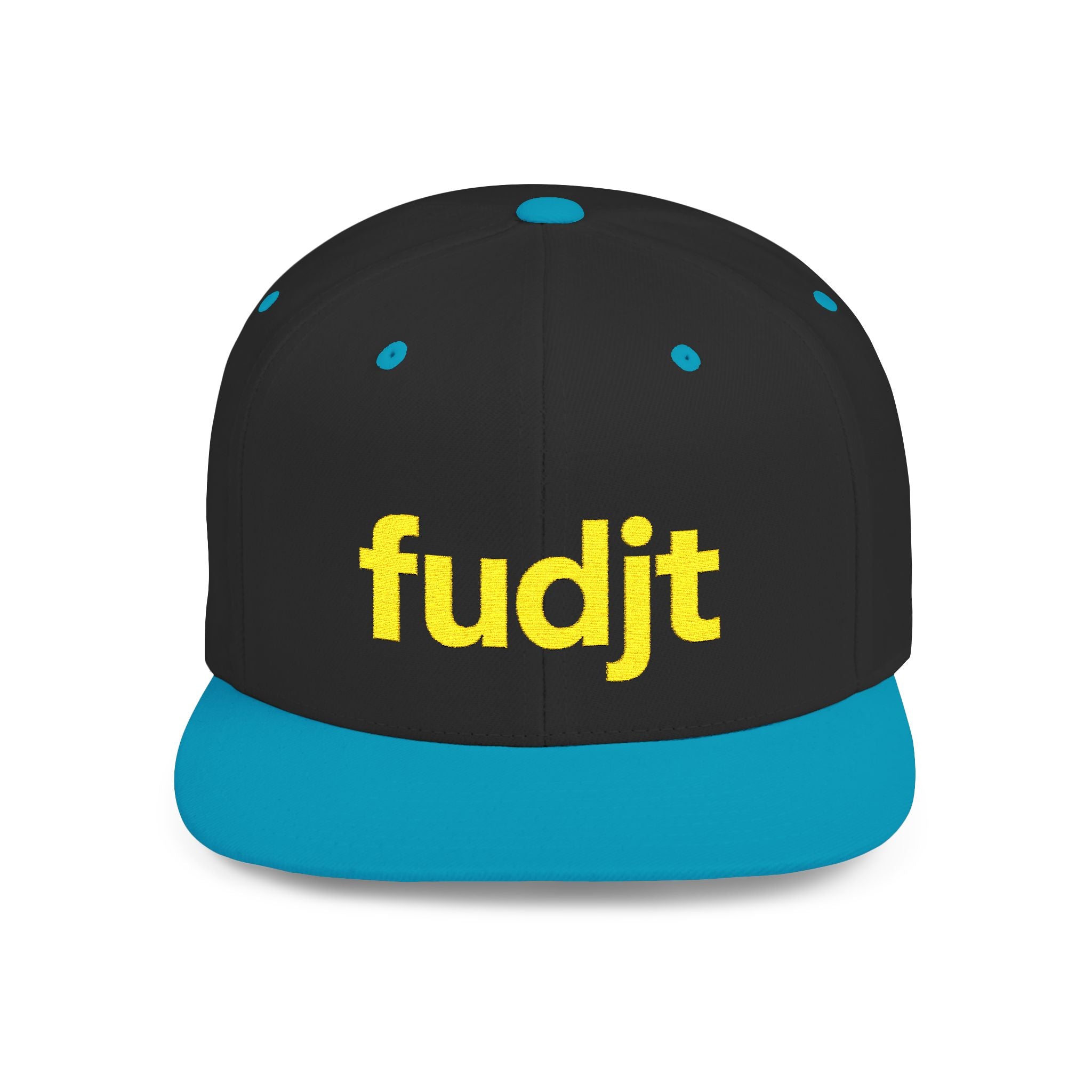 Stylish Flat Bill Snapback Gold fudjt Streetwear Logo Cap | 11 Colors