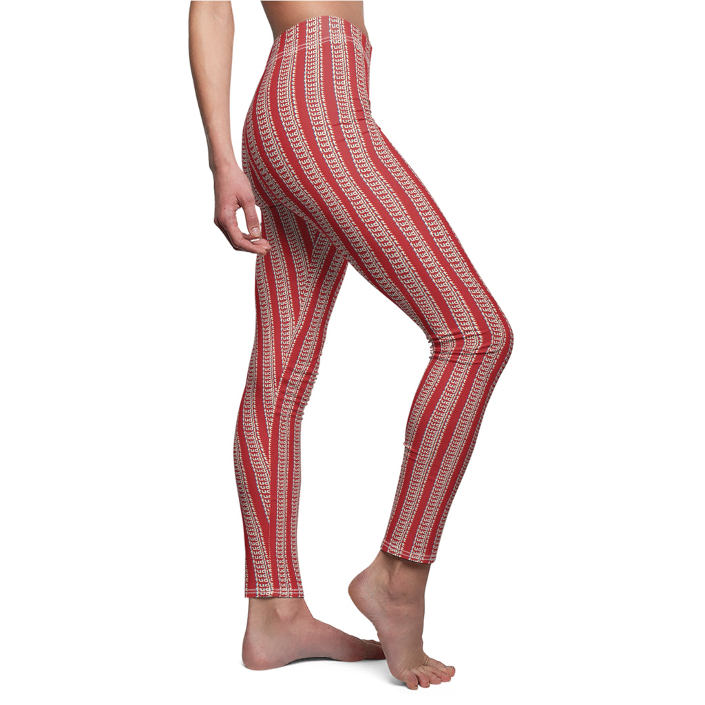 Dark Red fudjt Blindside 1.25 Leggings