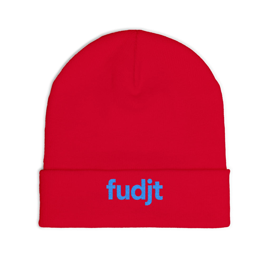 Stylish & Cozy fudjt Knit Beanie | Turquoise Embroidery | 6 Colors