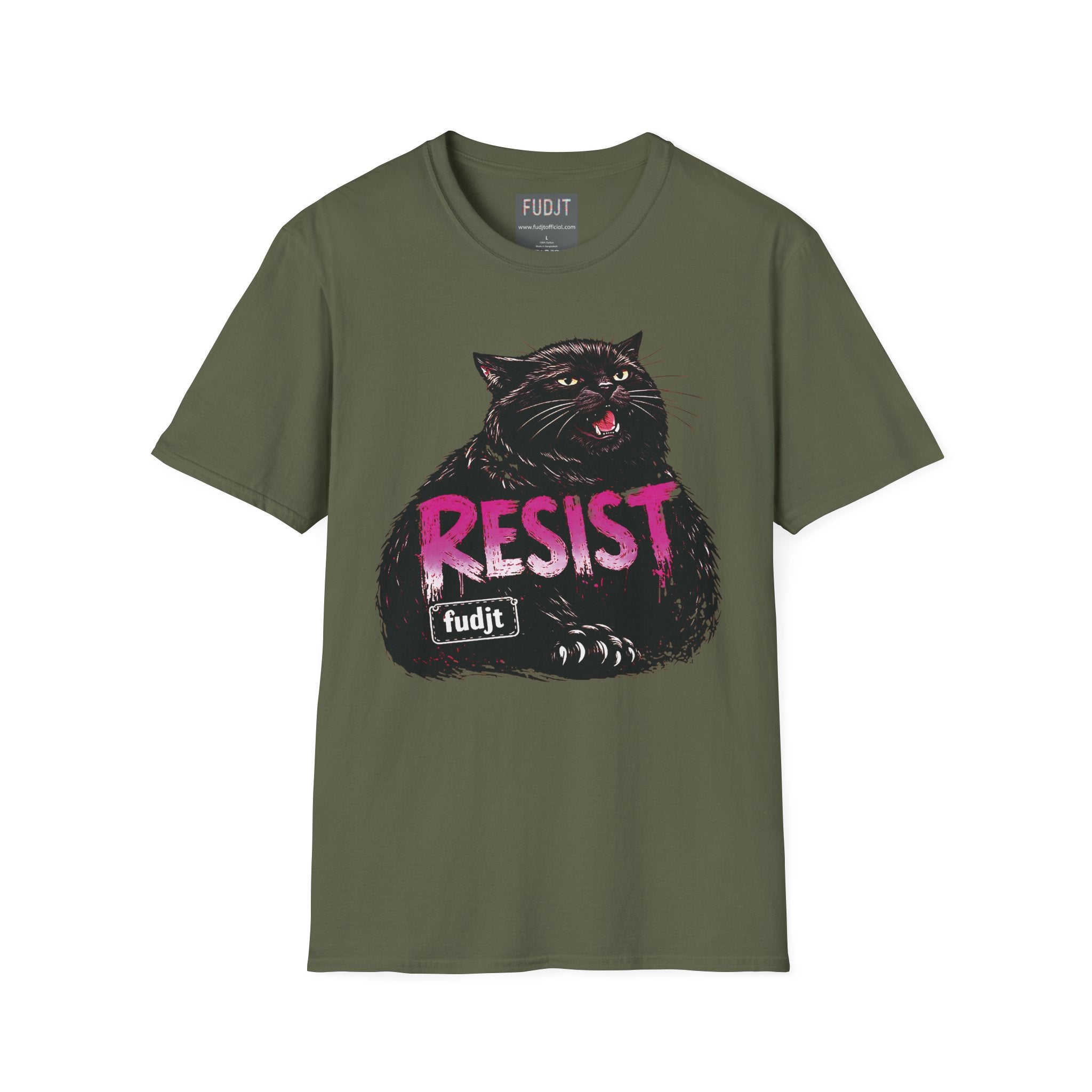 fudjt RESIST Everyday Tee - Black Pussycat | 11 Colors