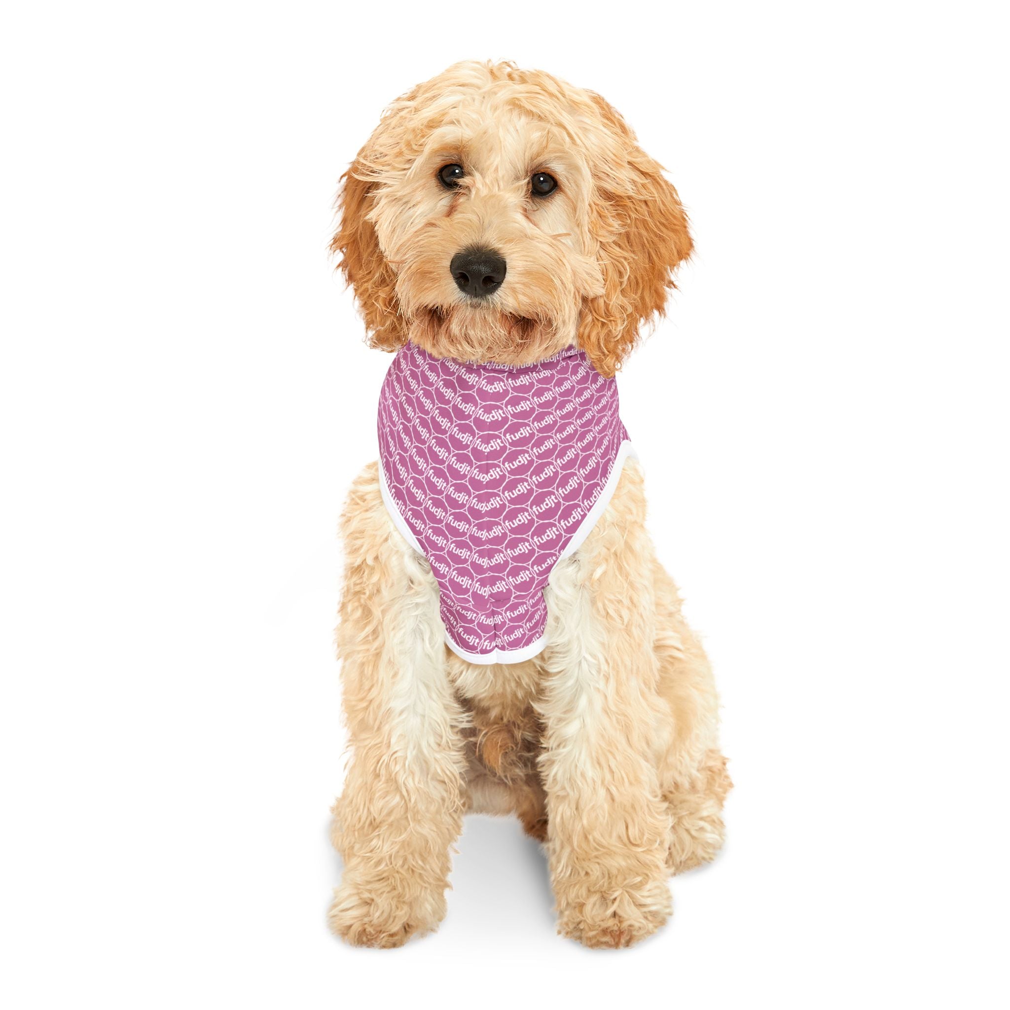 Light Pink fudjt Pet Hoodie | Unbroken Chain 1.25 | 7 Sizes