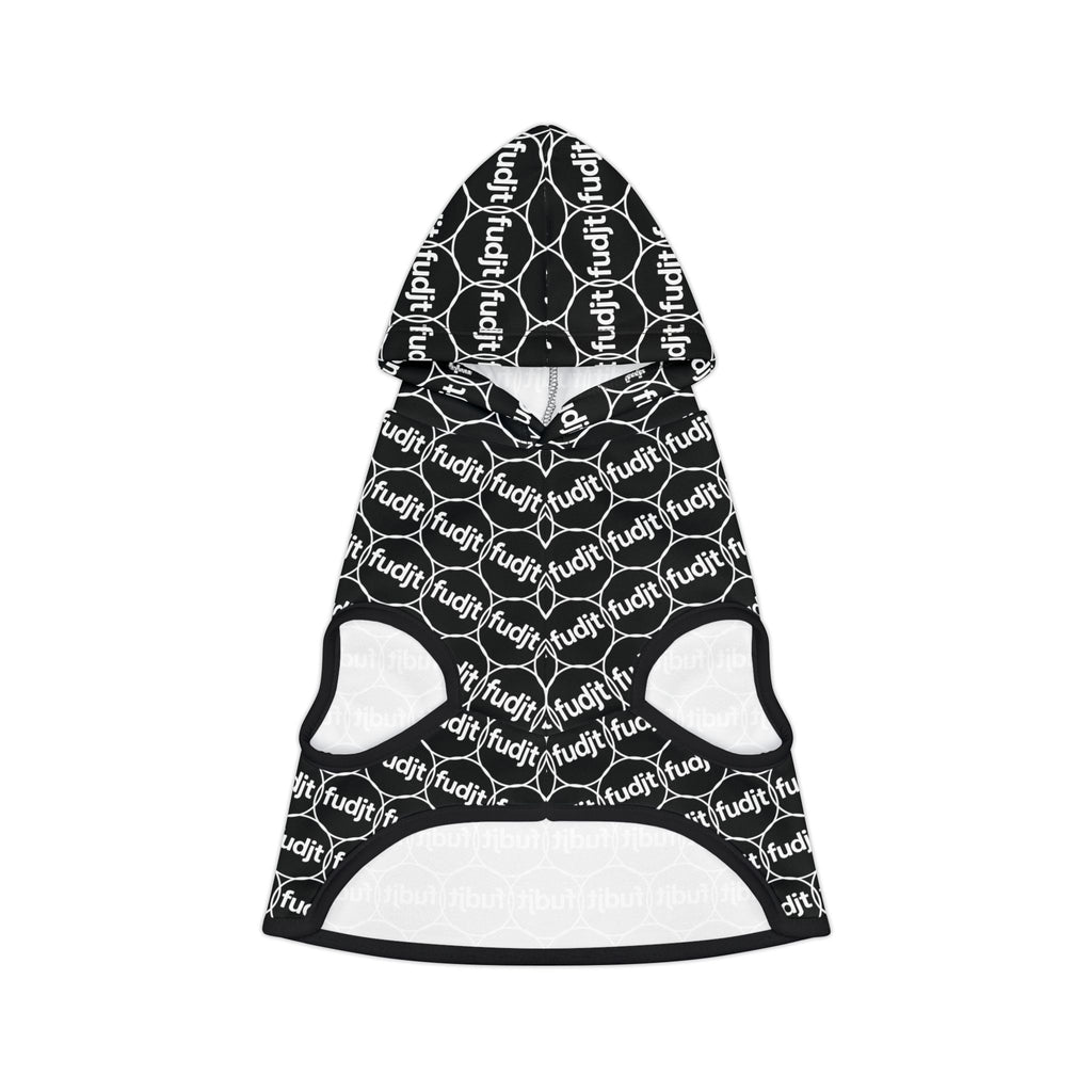 Black fudjt Pet Hoodie | Unbroken Chain 2.5 | 7 Sizes