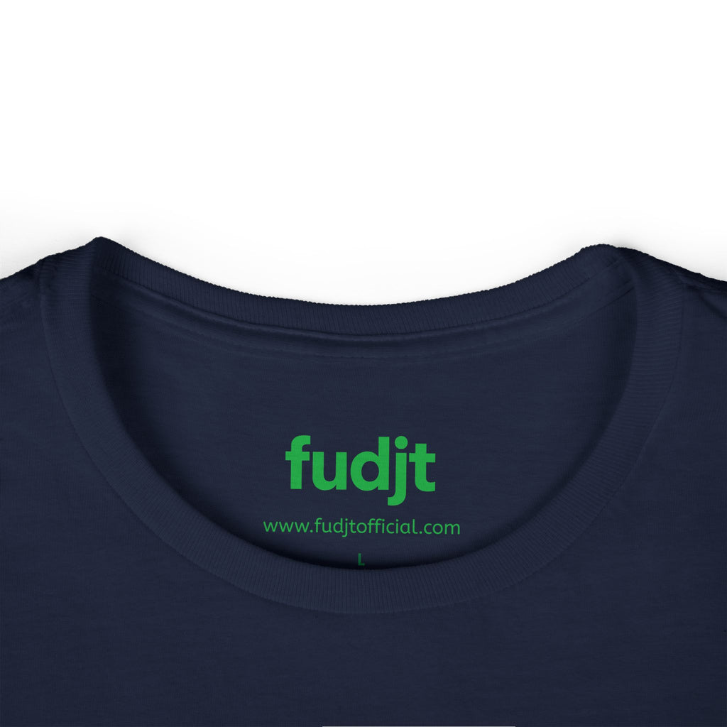 Women's Green fudjt logo Comfy Stylie Tee | 12 Colors