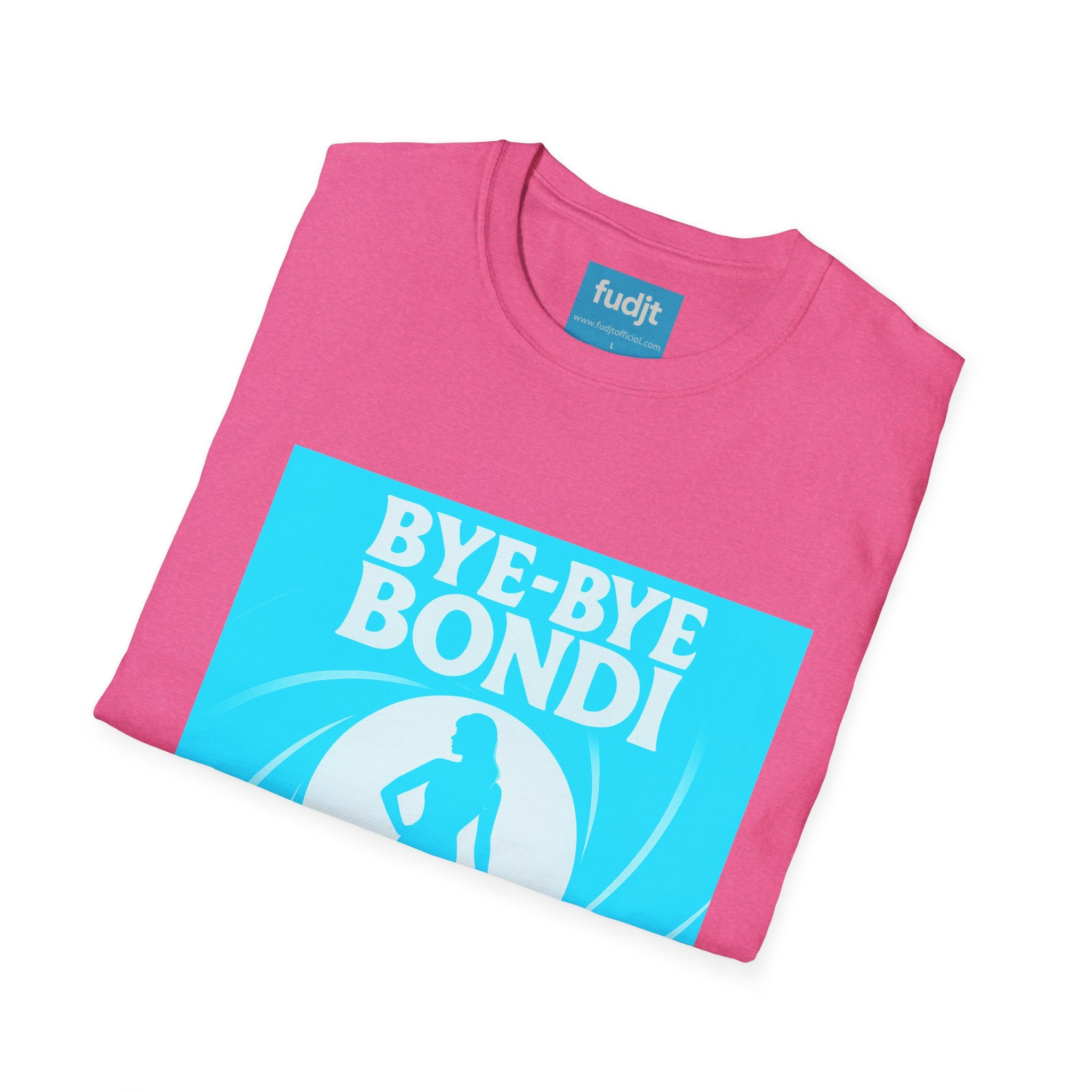 Bye-Bye Bondi | Blue Smoke Screen Retro fudjt Tee | 15 Colors