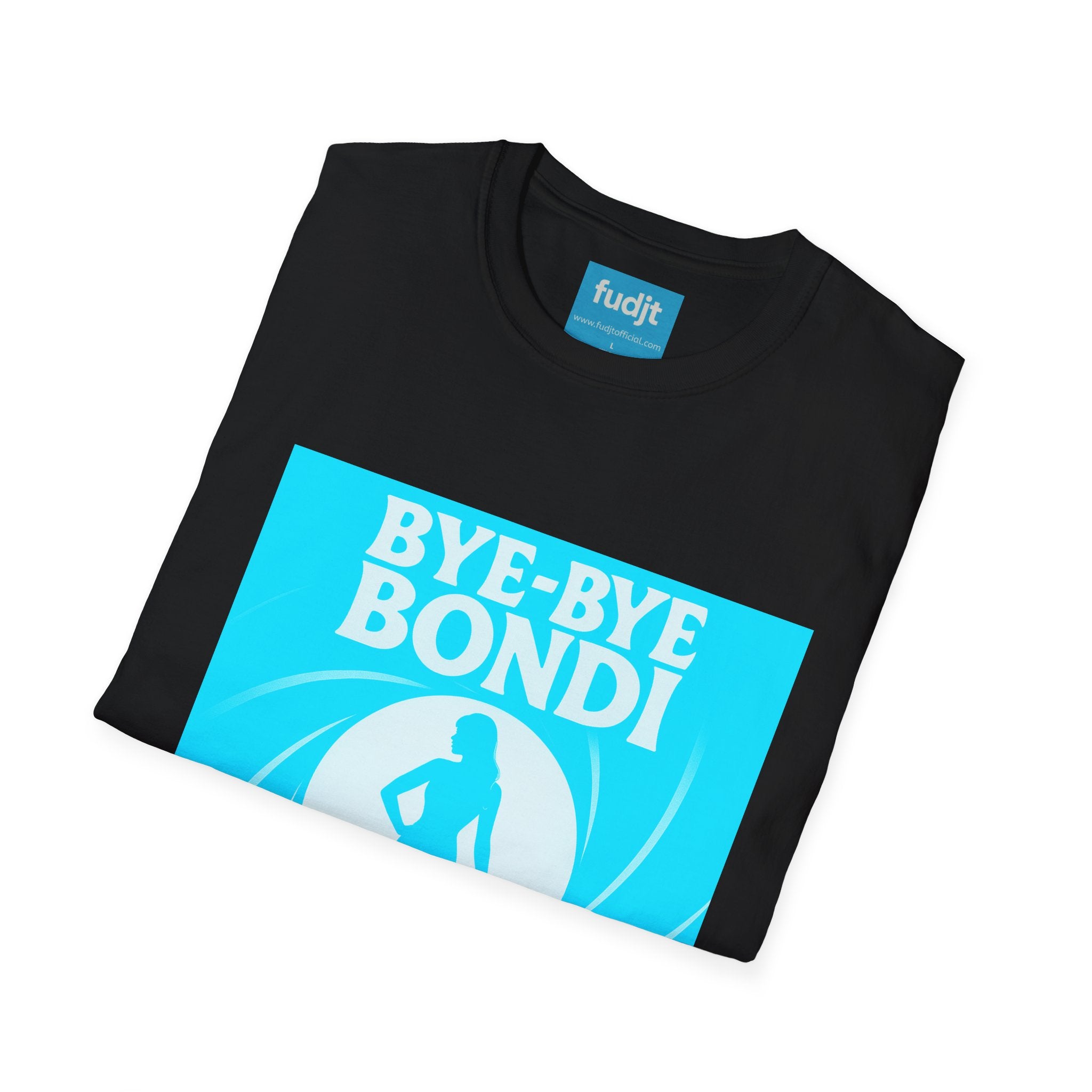 Bye-Bye Bondi | Blue Smoke Screen Retro fudjt Tee | 15 Colors