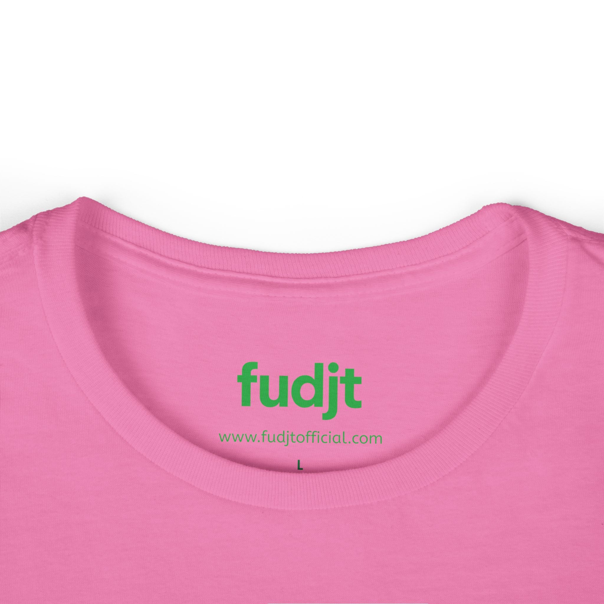 Women's Green fudjt logo Comfy Stylie Tee | 12 Colors