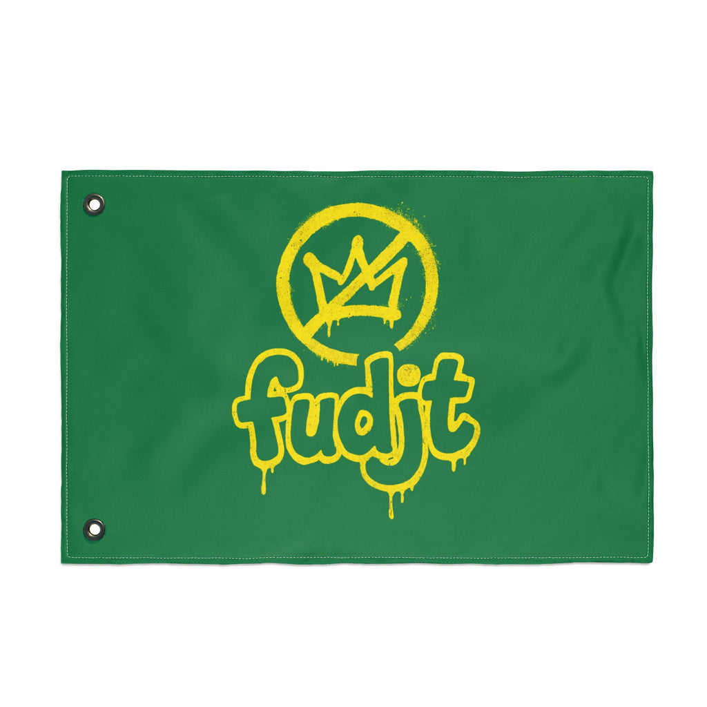 Golden fudjt No Kings Green Flag | 3 Sizes