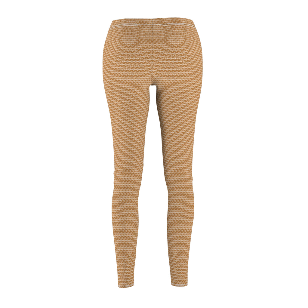 Light Brown fudjt Unbroken Chain .5 Casual Leggings