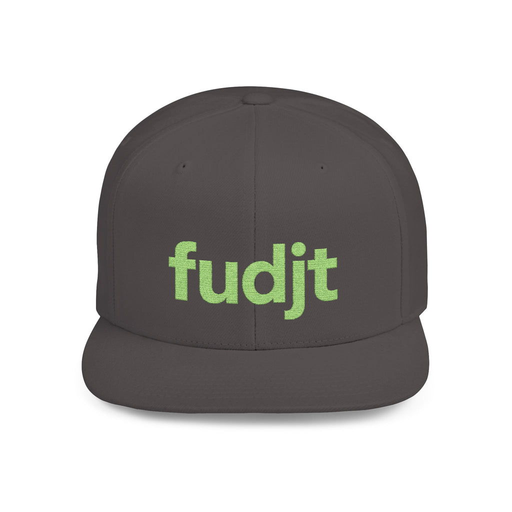Stylish Flat Bill Snapback Green fudjt Streetwear Logo Cap | 11 Colors