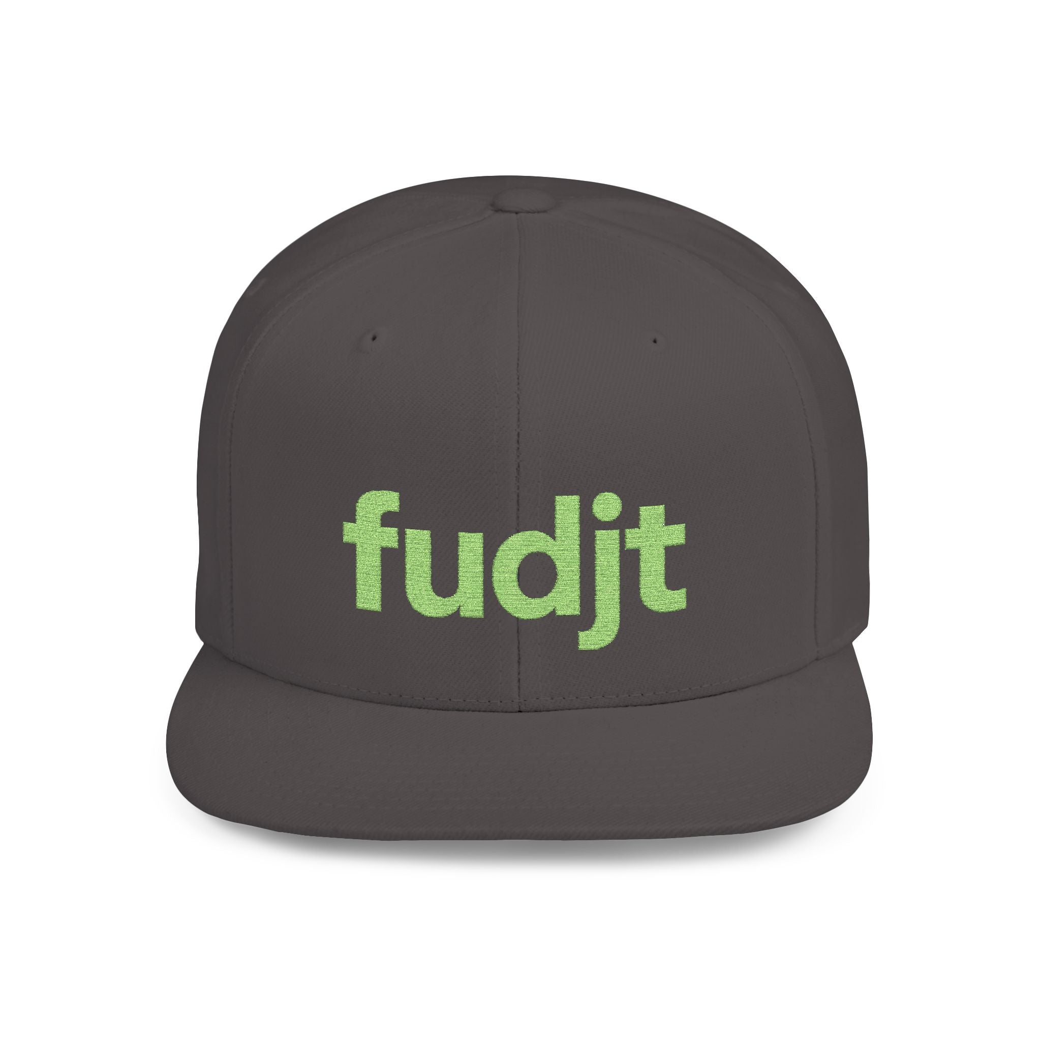 Stylish Flat Bill Snapback Green fudjt Streetwear Logo Cap | 11 Colors