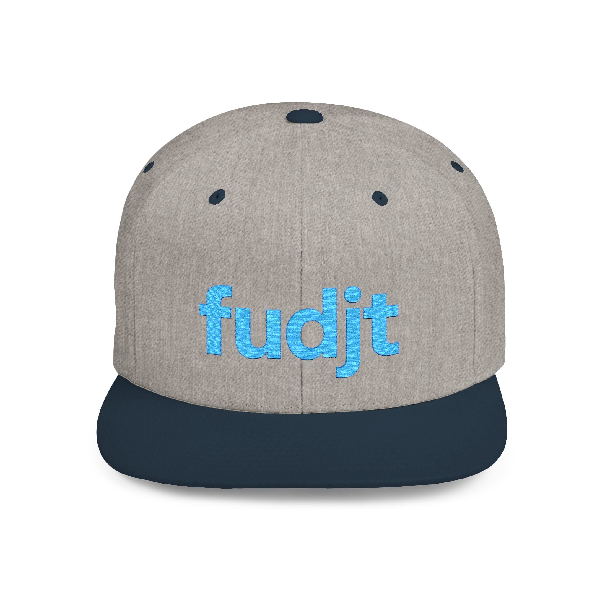 Stylish Flat Bill Snapback Turquoise fudjt Streetwear Logo Cap | 12 Colors