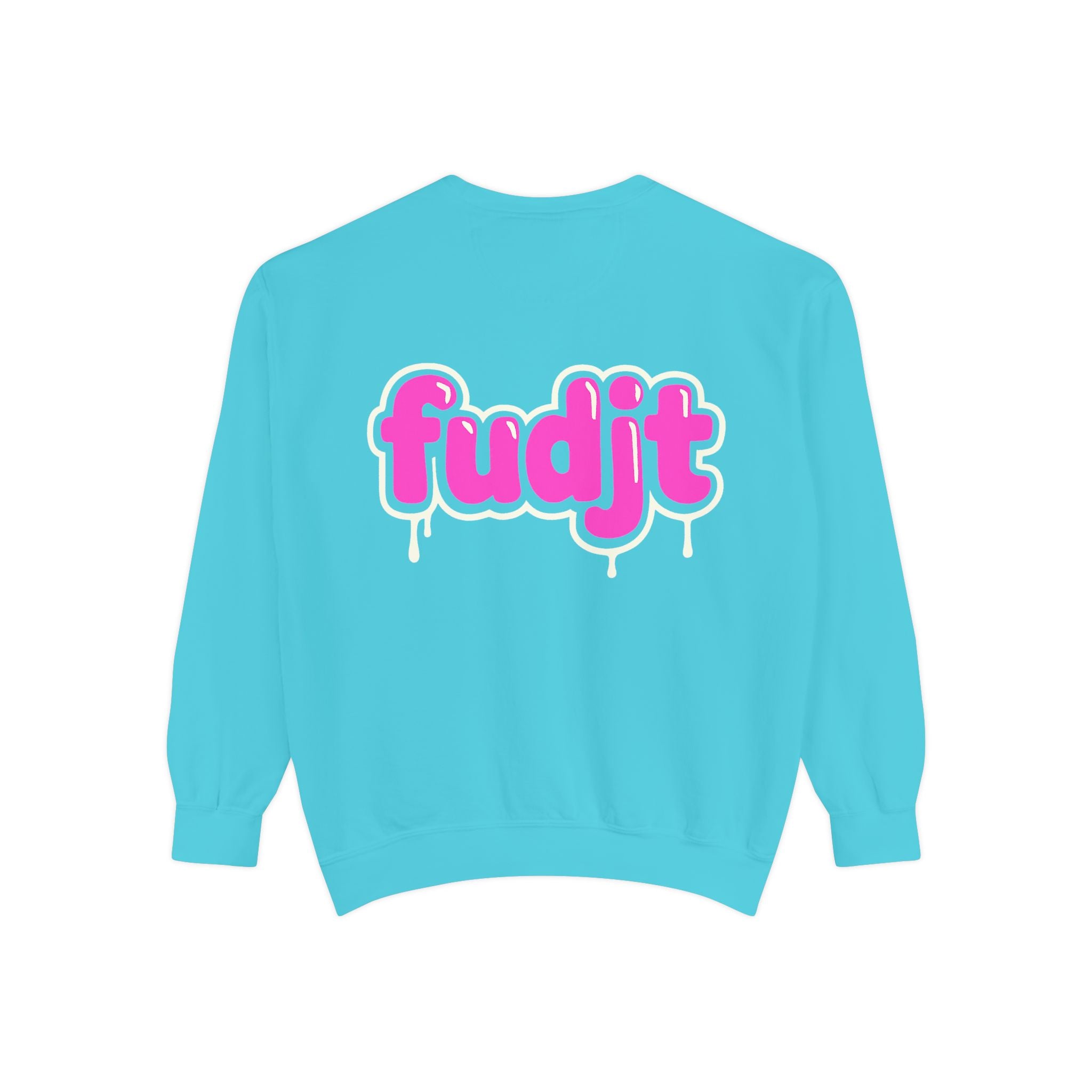 Rebel Loon fudjt Retro Wildlife Crewneck, Bold Pink Drip Backside | 14 Colors