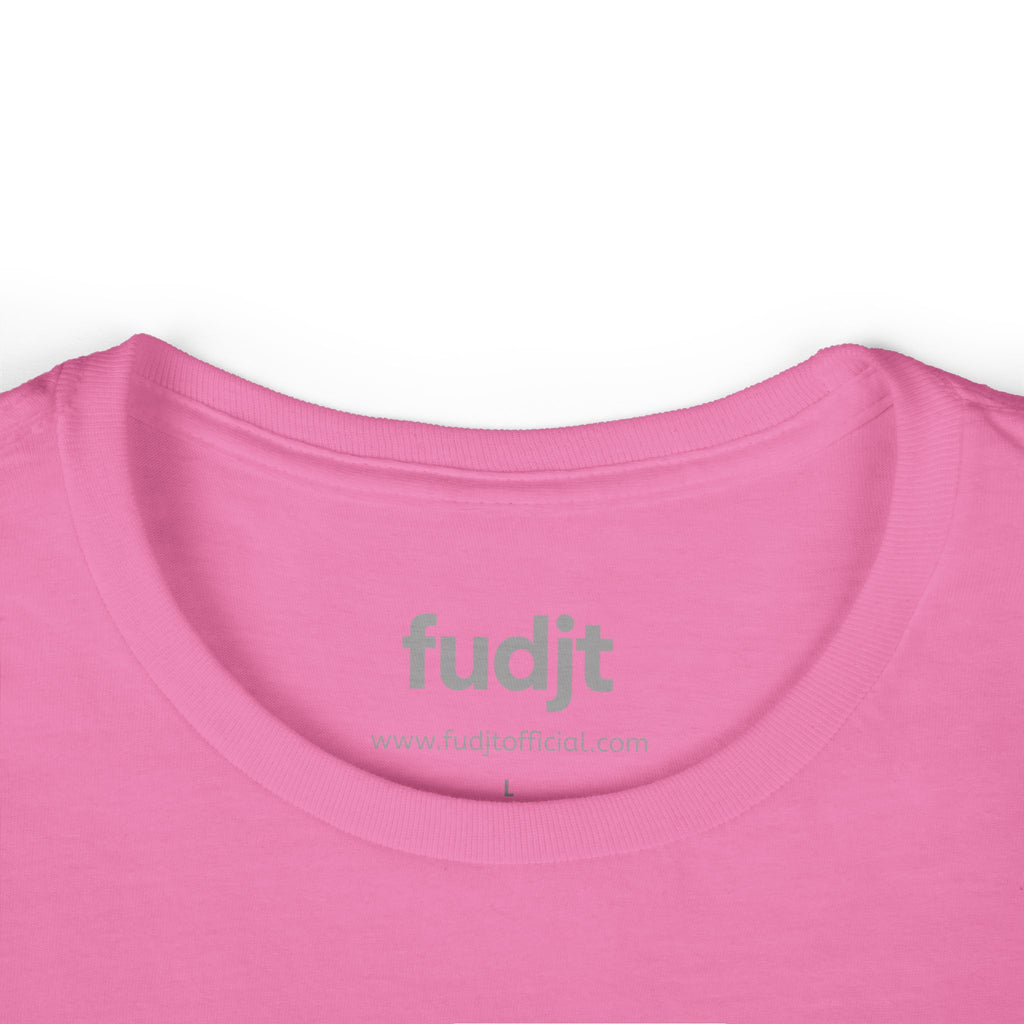 Women's Gray fudjt logo Comfy Stylie Tee | 12 Colors