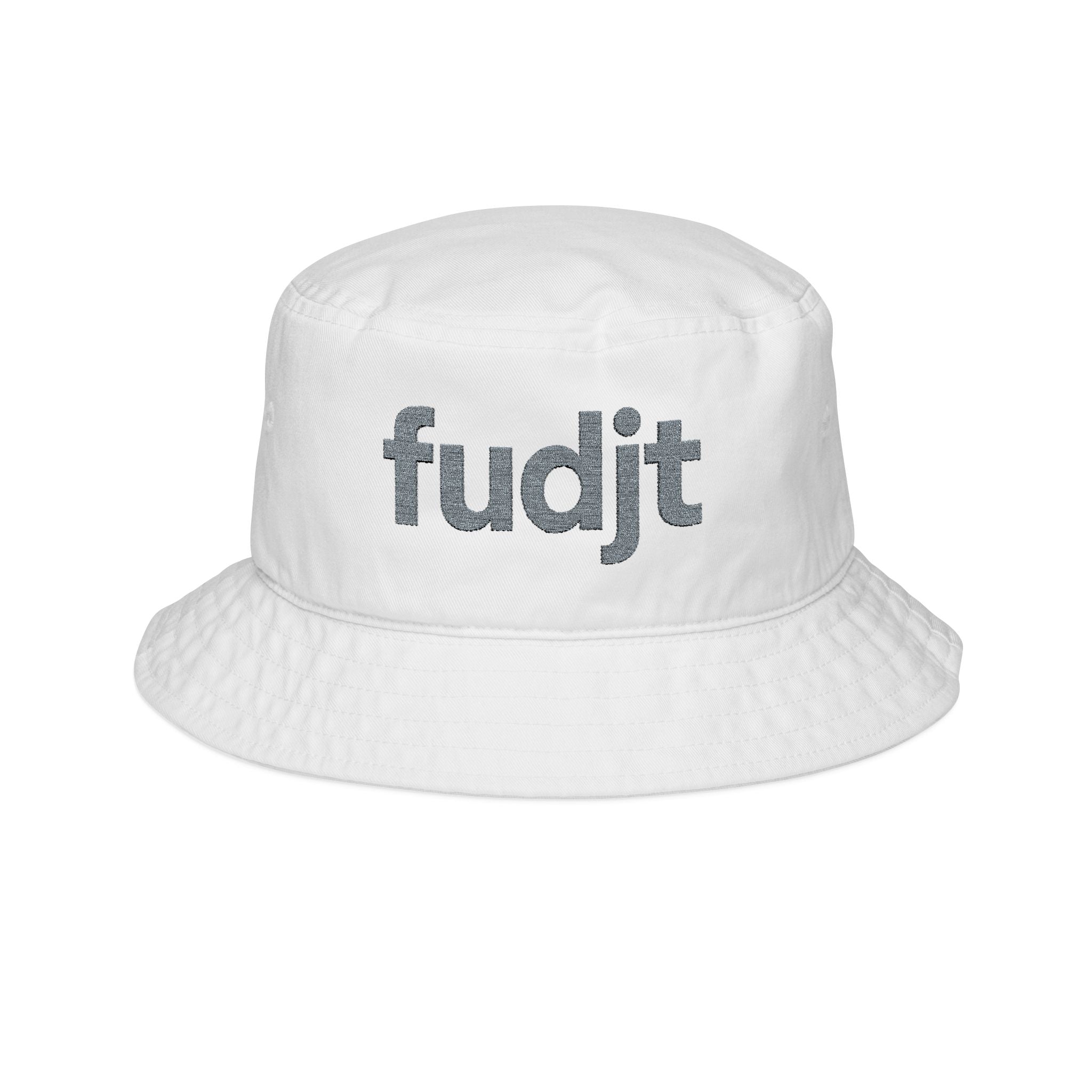 Trendy Bucket Hat with Embroidered Gray fudjt Design | 3 Colors