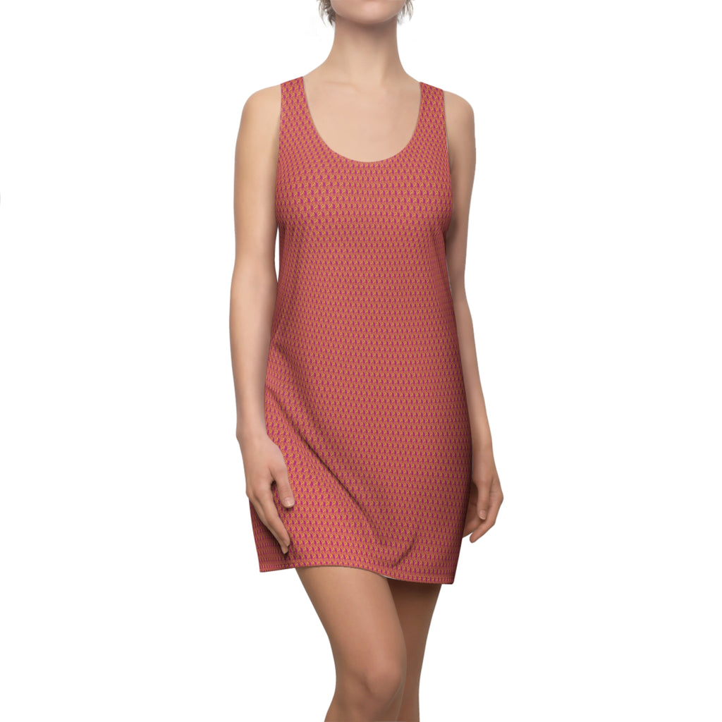 Pink Golden fudjt No Kings .5 Chic Racerback Dress