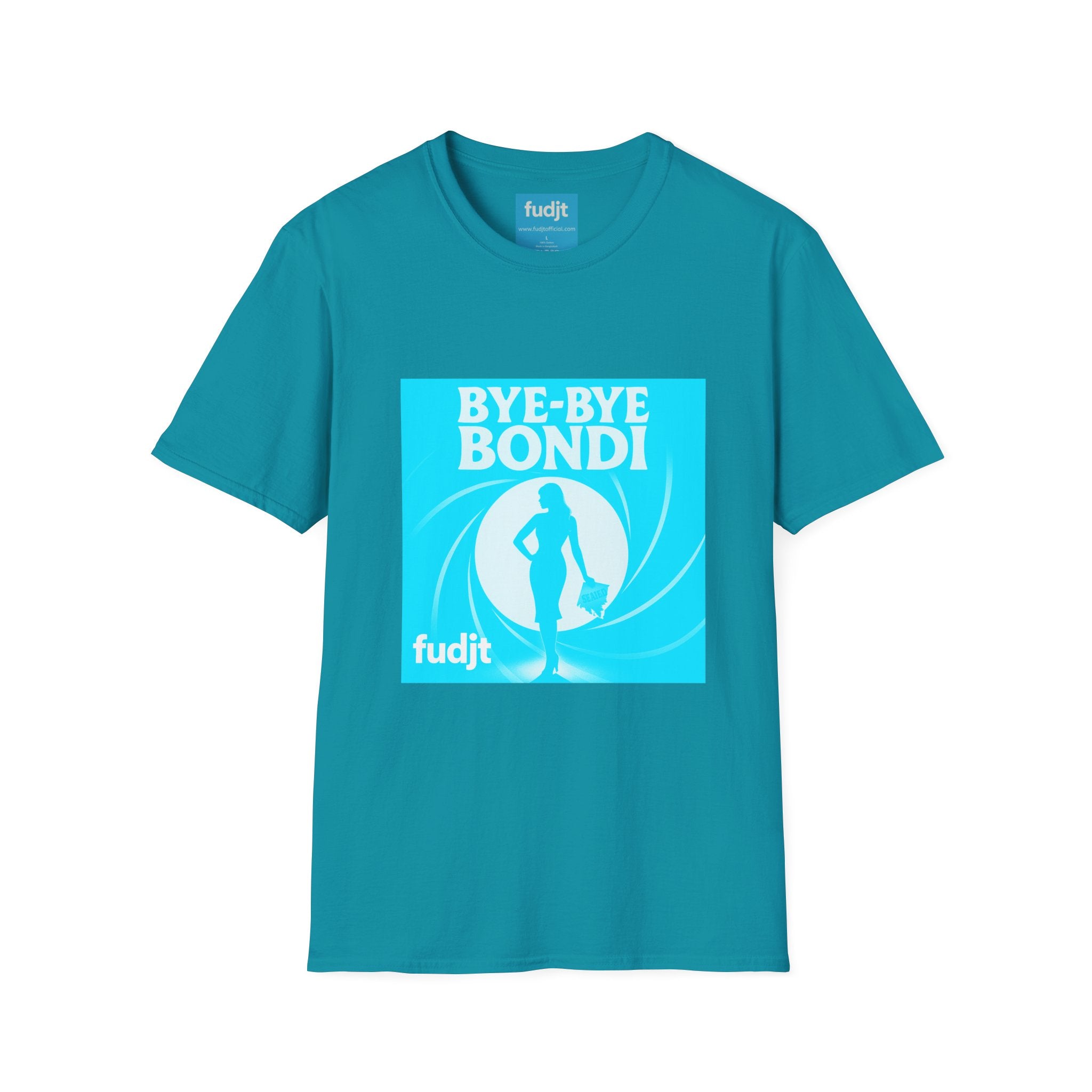 Bye-Bye Bondi | Blue Smoke Screen Retro fudjt Tee | 15 Colors