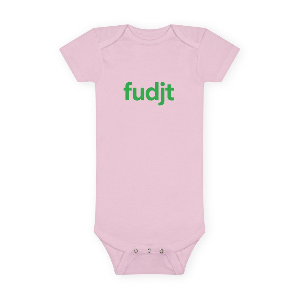 Green fudjt Logo Baby Onesie | 4 Colors