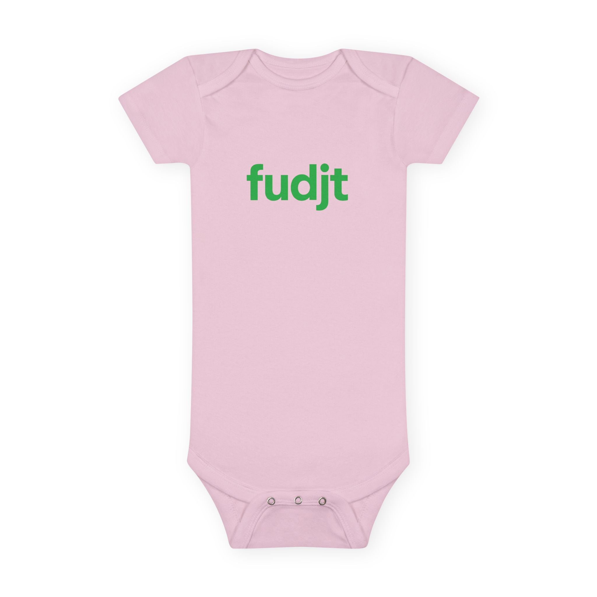 Green fudjt Logo Baby Onesie | 4 Colors