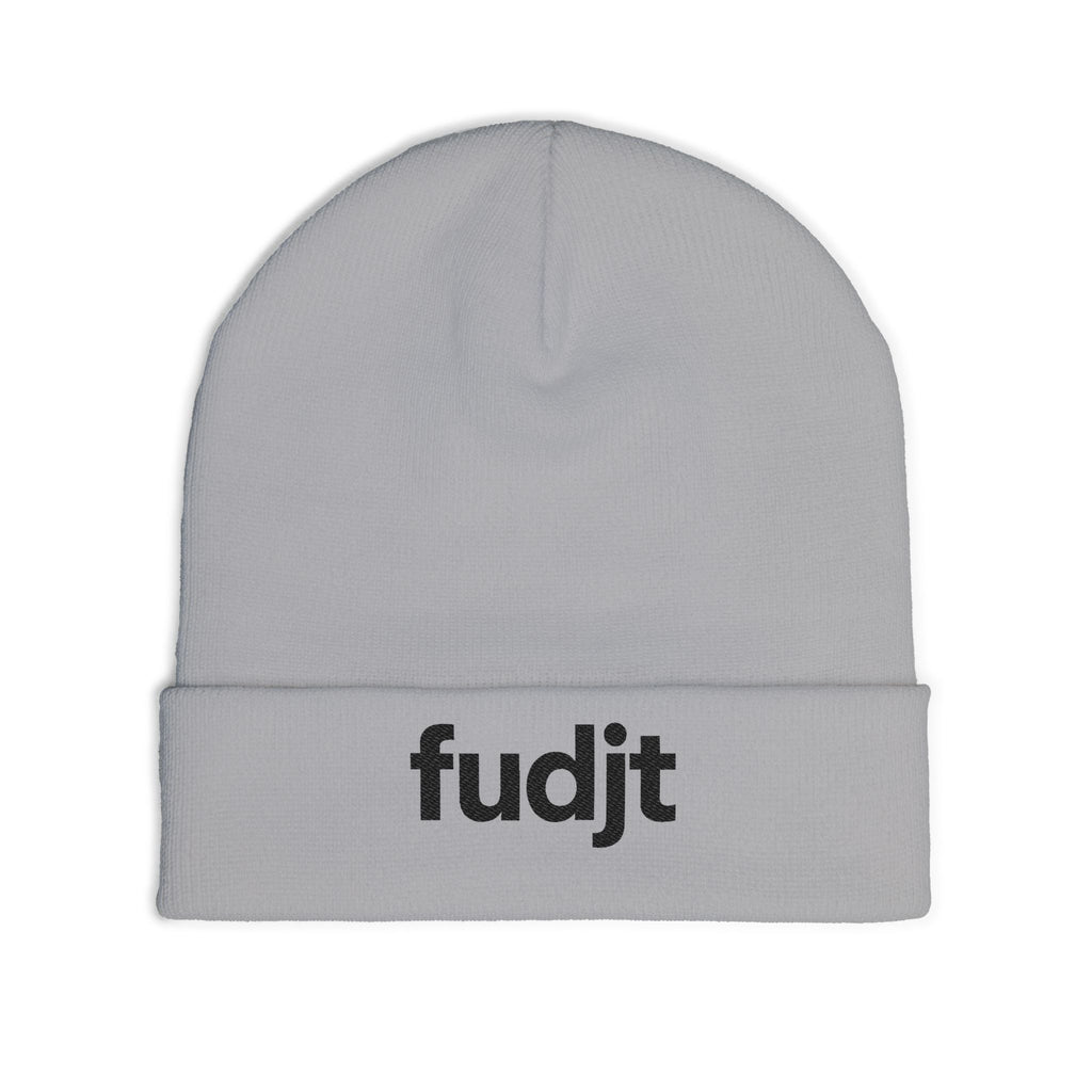 Stylish & Cozy fudjt Knit Beanie | Black Embroidery | 2 Colors