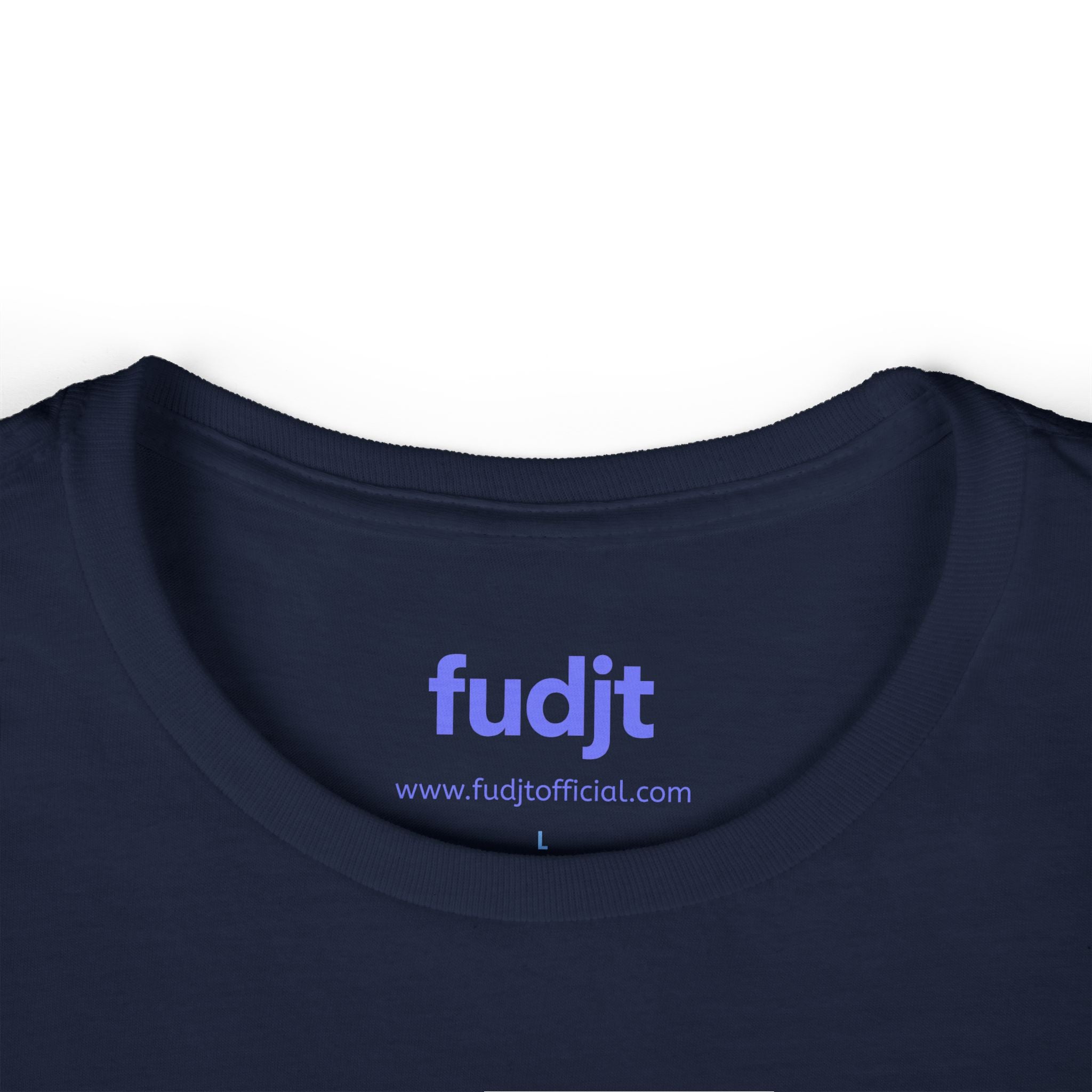 Women's Light Blue fudjt logo Comfy Stylie Tee | 12 Colors