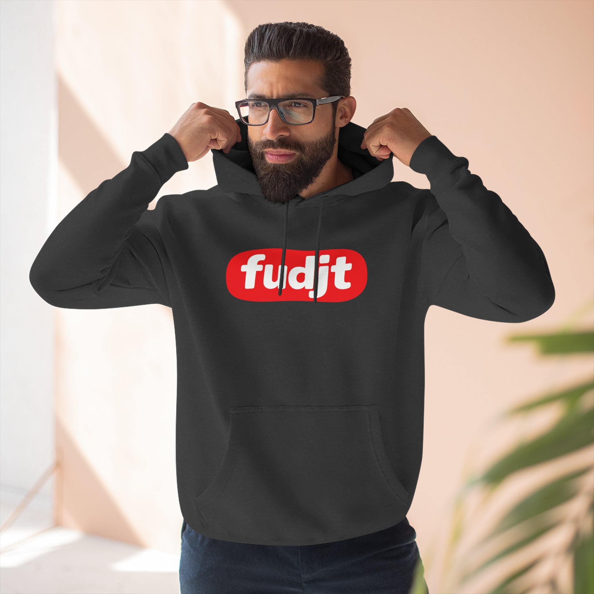 fudjt Anti-Supremacy Red Badge Hoodie – Premium Fleece Pullover | 14 Colors