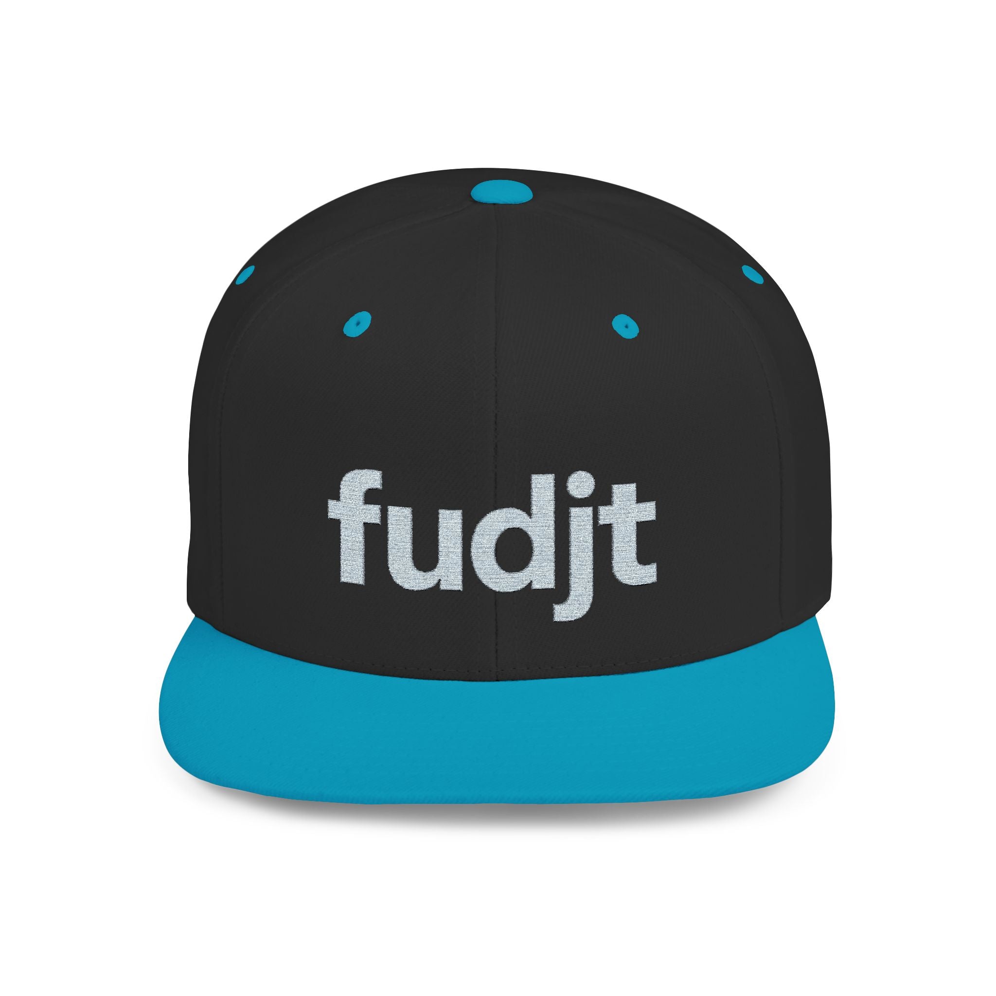 Stylish Flat Bill Snapback Gray fudjt Streetwear Logo Cap | 7 Colors