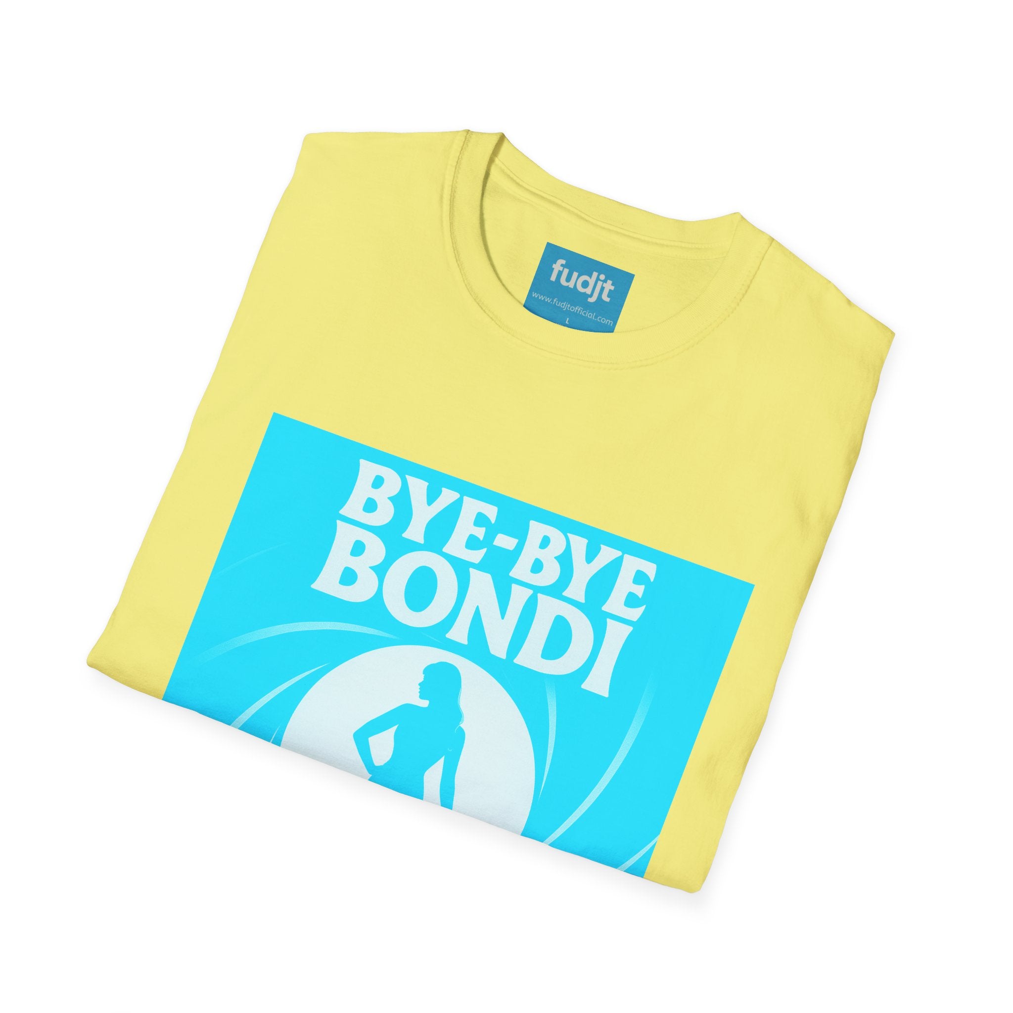 Bye-Bye Bondi | Blue Smoke Screen Retro fudjt Tee | 15 Colors